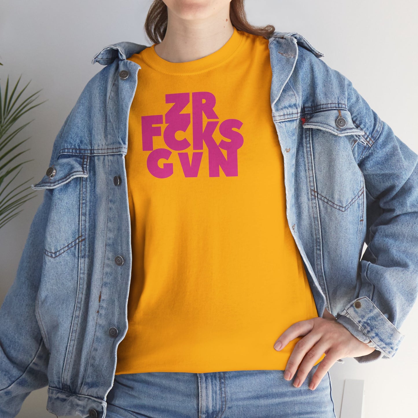 ZR FCKS GVN Unisex Heavy Cotton Tee