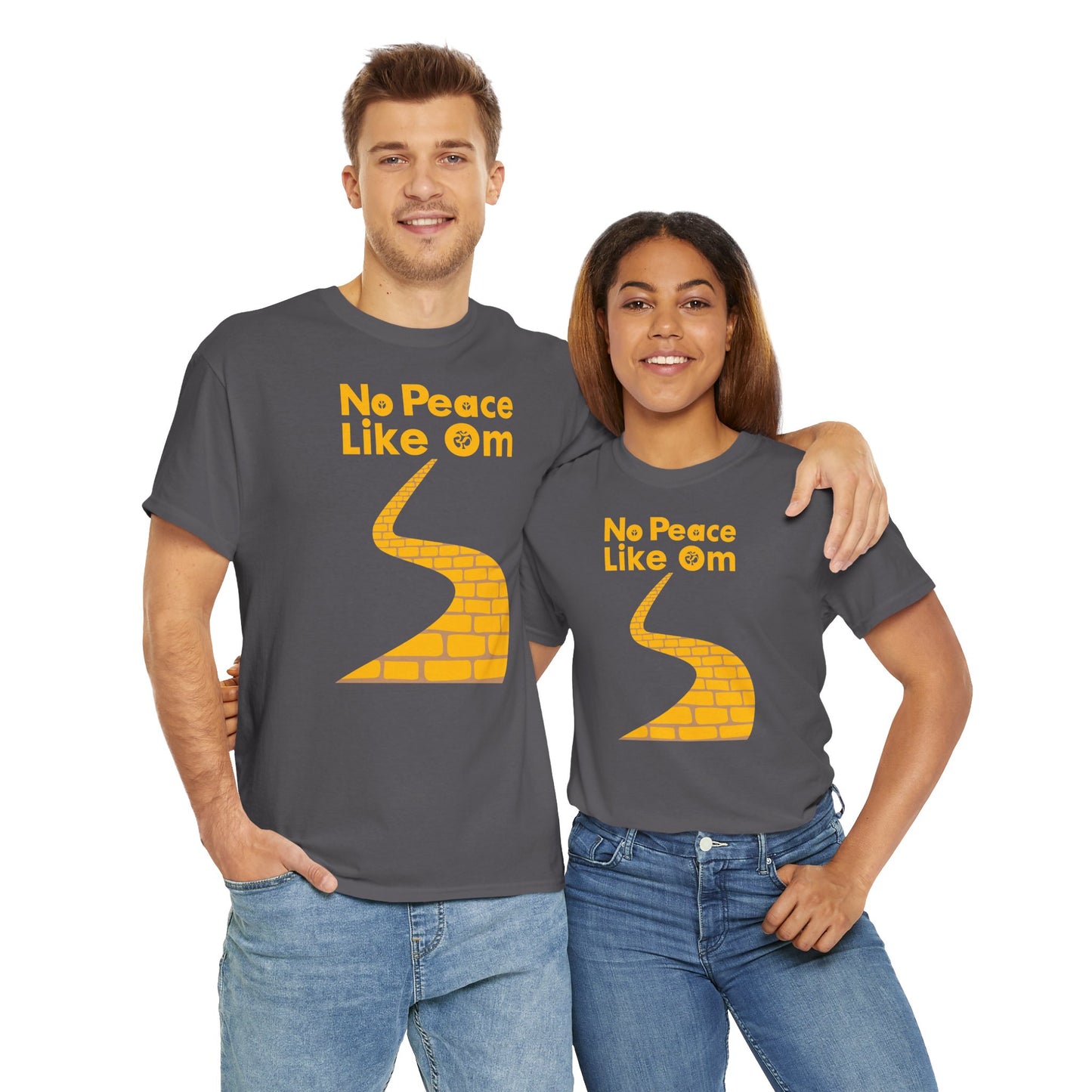 No Peace Like Om Unisex Heavy Cotton Tee