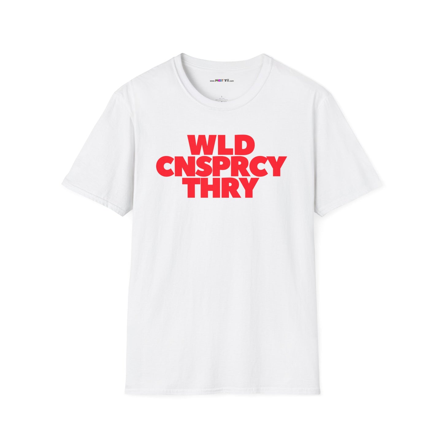 WLD CNSPRCY THRY Unisex Softstyle 100% Cotton T-Shirt