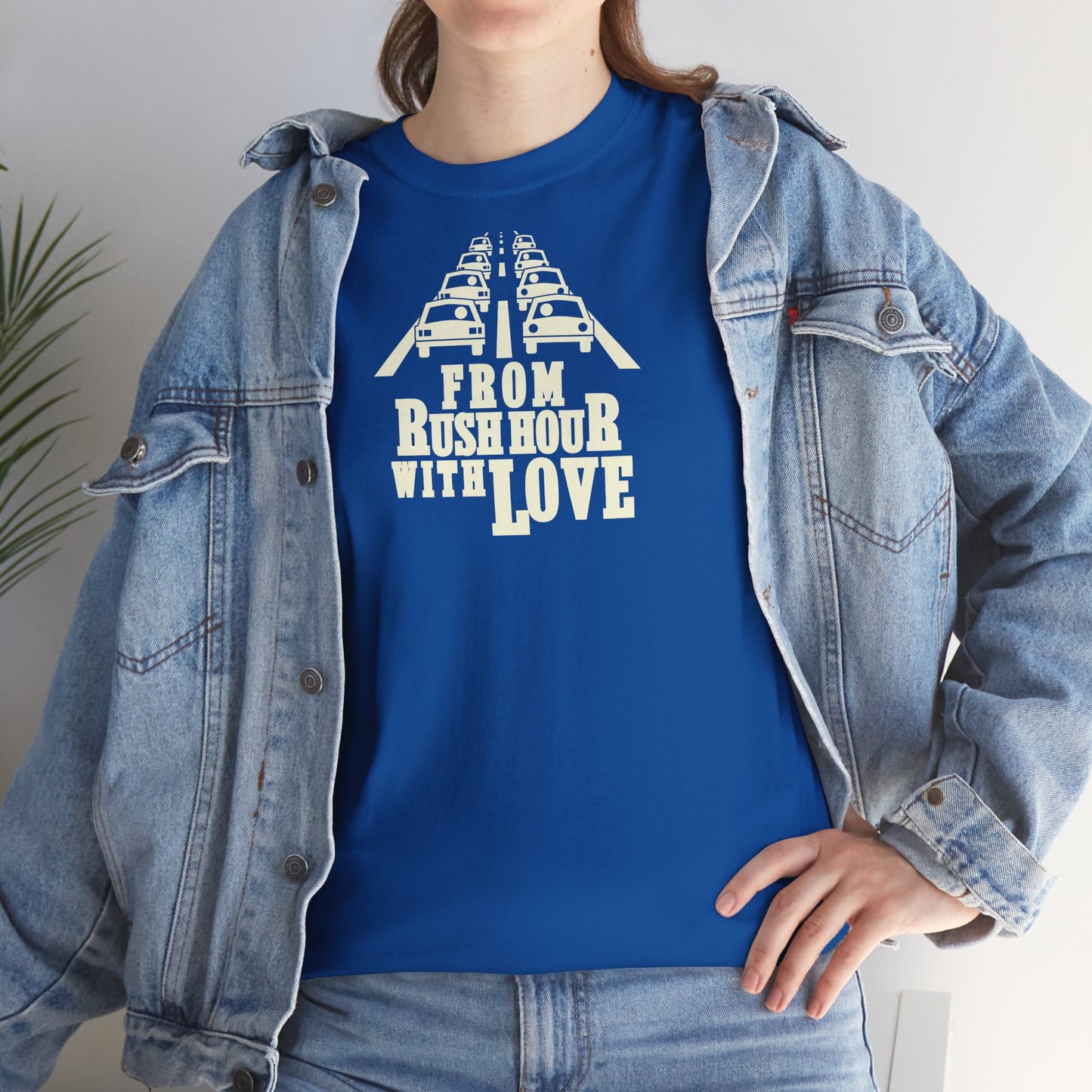 FROM RUSH HOUR WITH LOVE Unisex Heavy Cotton Tee
