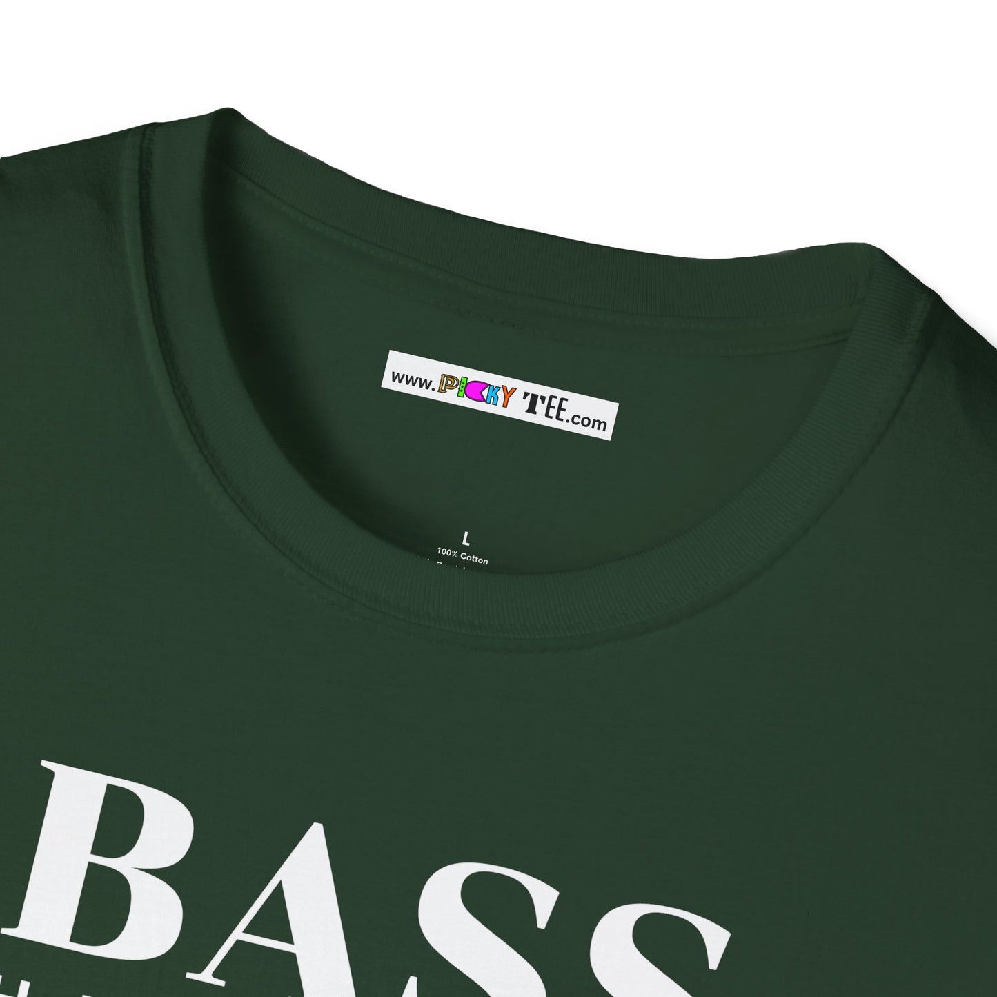 BASS HUGE BASS Unisex Softstyle 100% Cotton T-Shirt