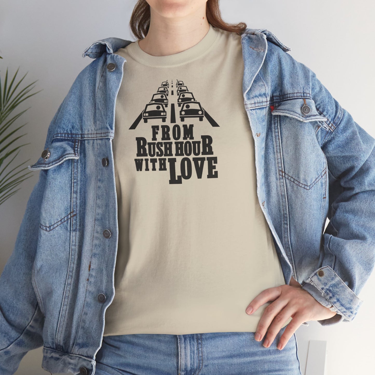 FROM RUSH HOUR WITH LOVE Unisex Heavy Cotton Tee
