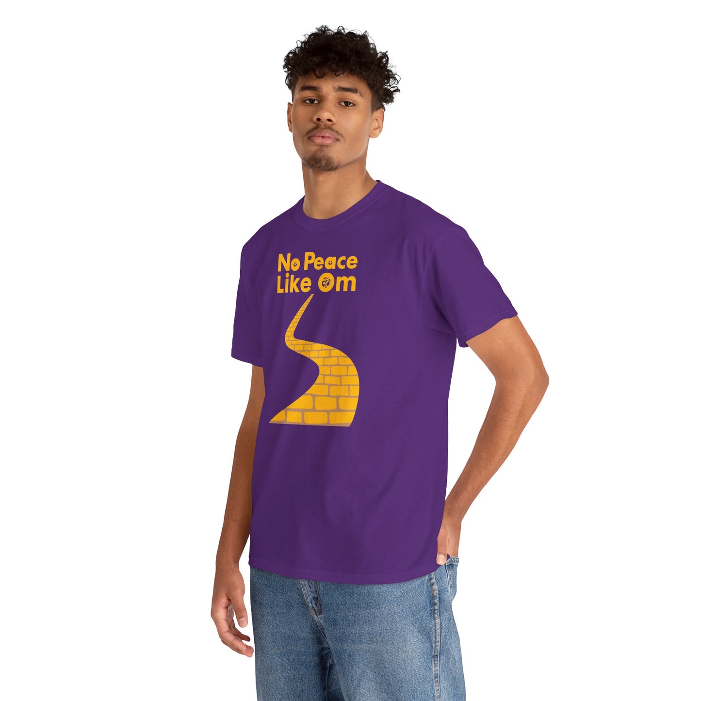 No Peace Like Om Unisex Heavy Cotton Tee