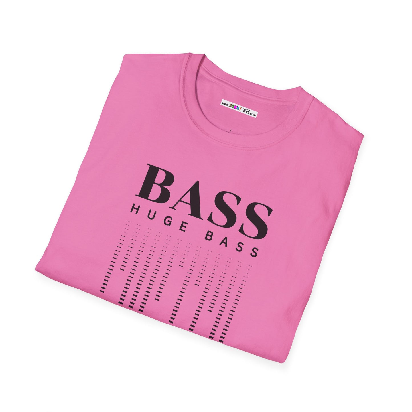 BASS HUGE BASS Unisex Softstyle 100% Cotton T-Shirt
