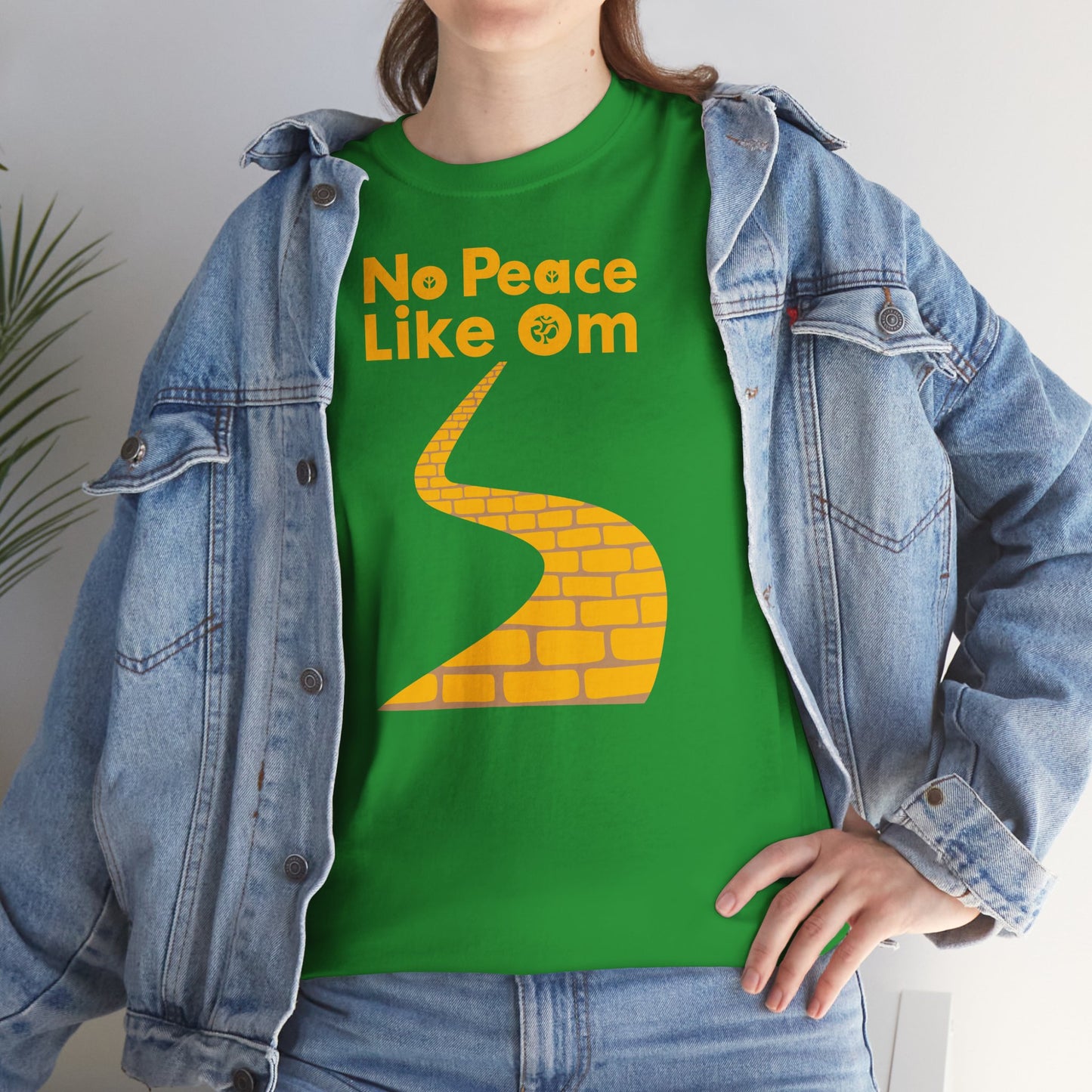 No Peace Like Om Unisex Heavy Cotton Tee