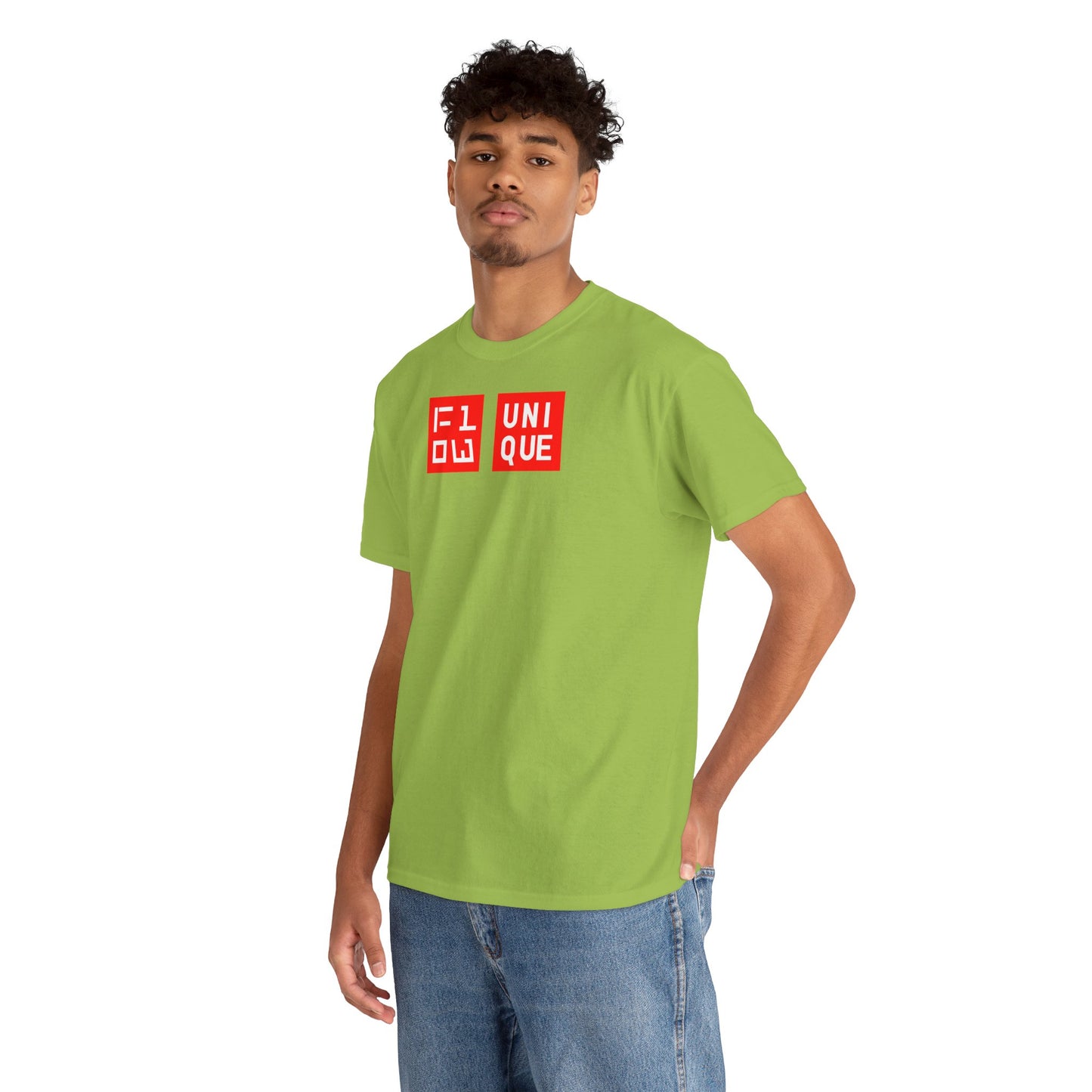 FLOW UNIQUE Unisex Heavy Cotton Tee