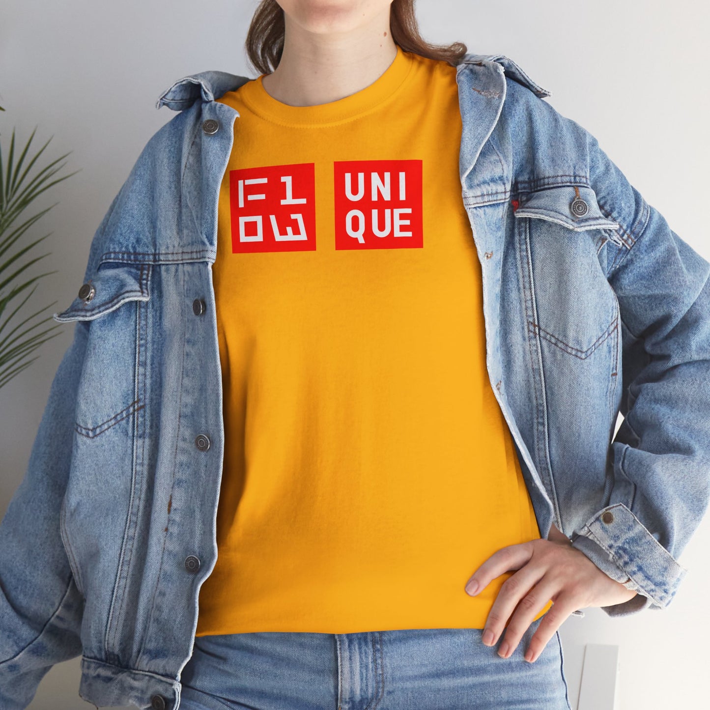 FLOW UNIQUE Unisex Heavy Cotton Tee