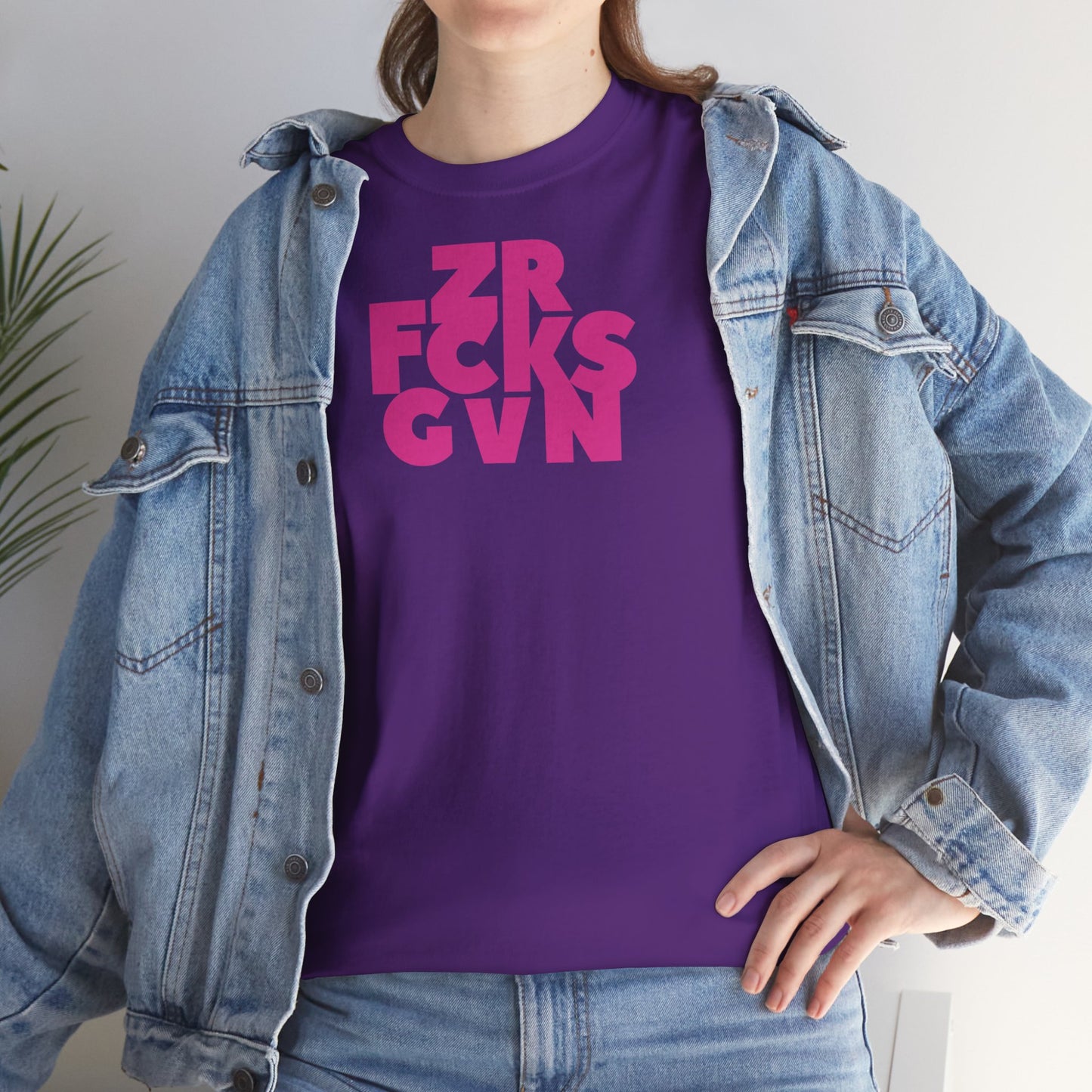 ZR FCKS GVN Unisex Heavy Cotton Tee