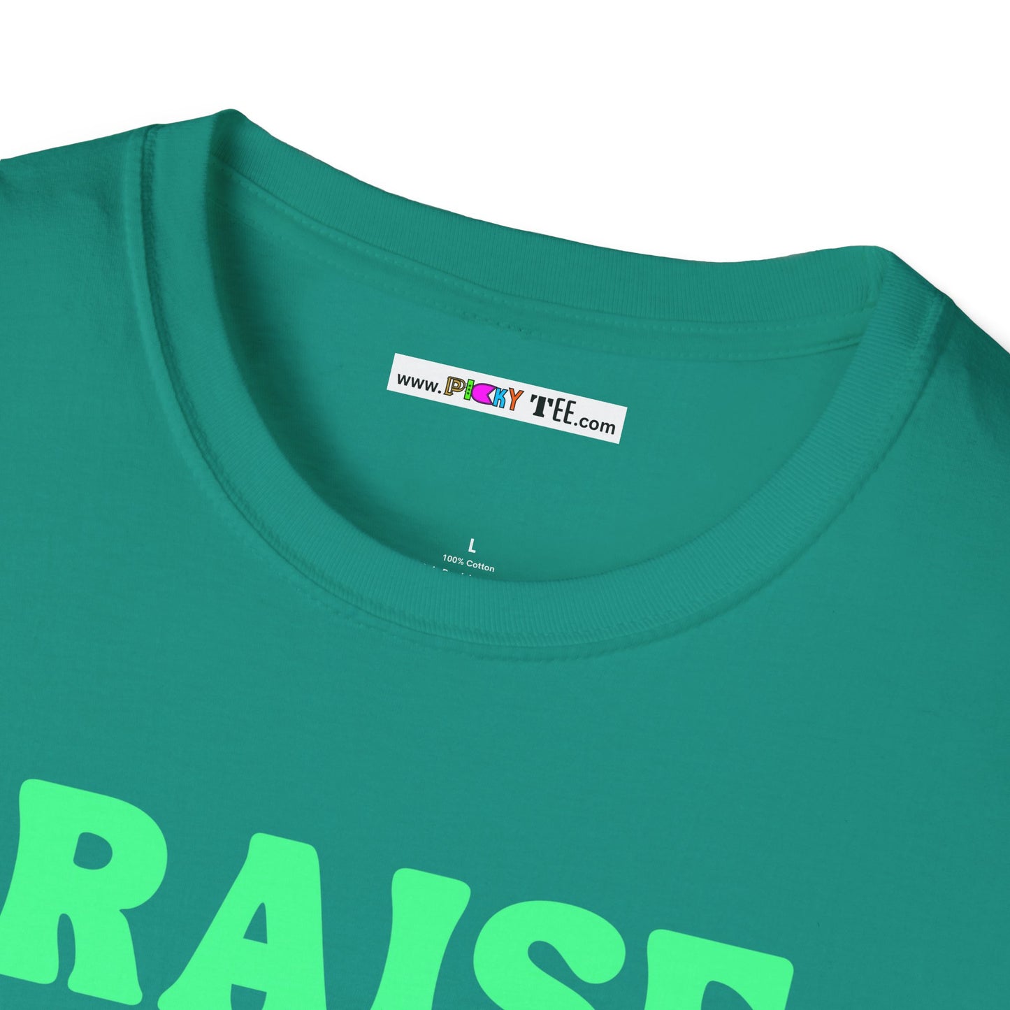 pRAISE DA tROOF Unisex Softstyle 100% Cotton T-Shirt
