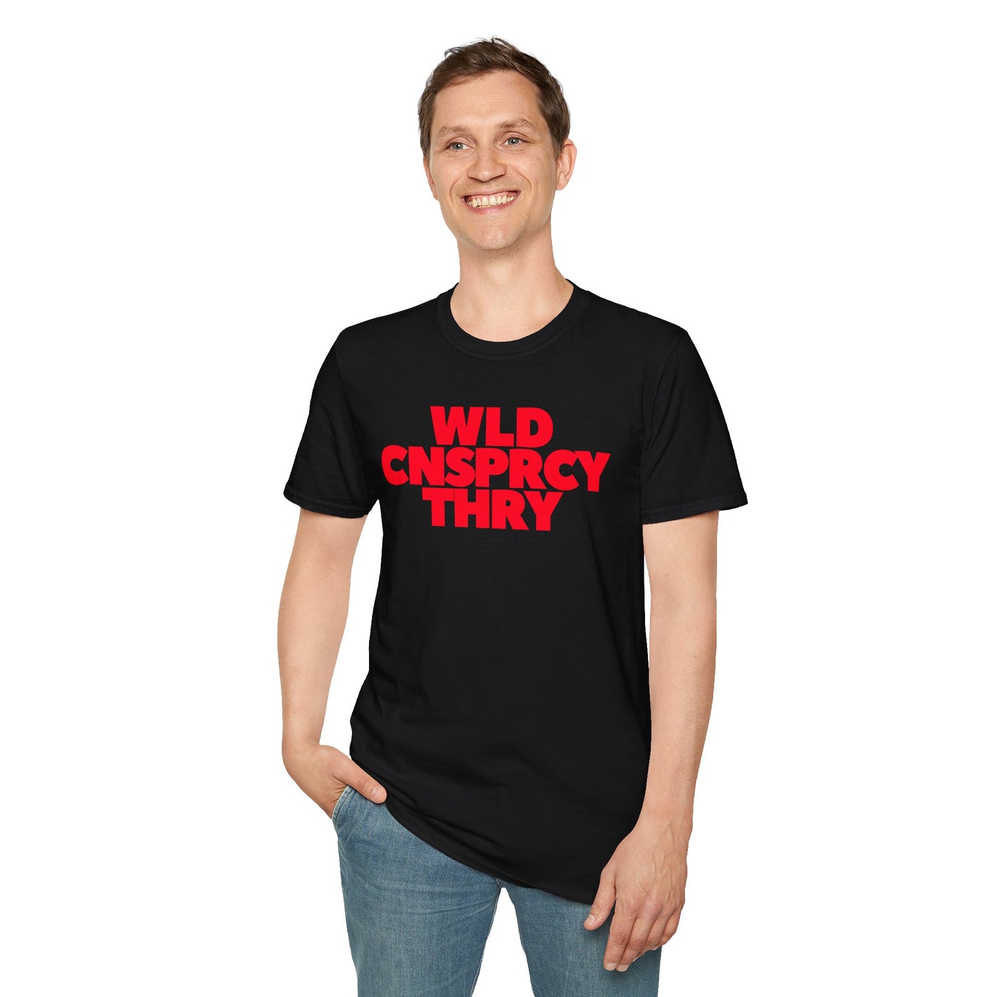WLD CNSPRCY THRY Unisex Softstyle 100% Cotton T-Shirt