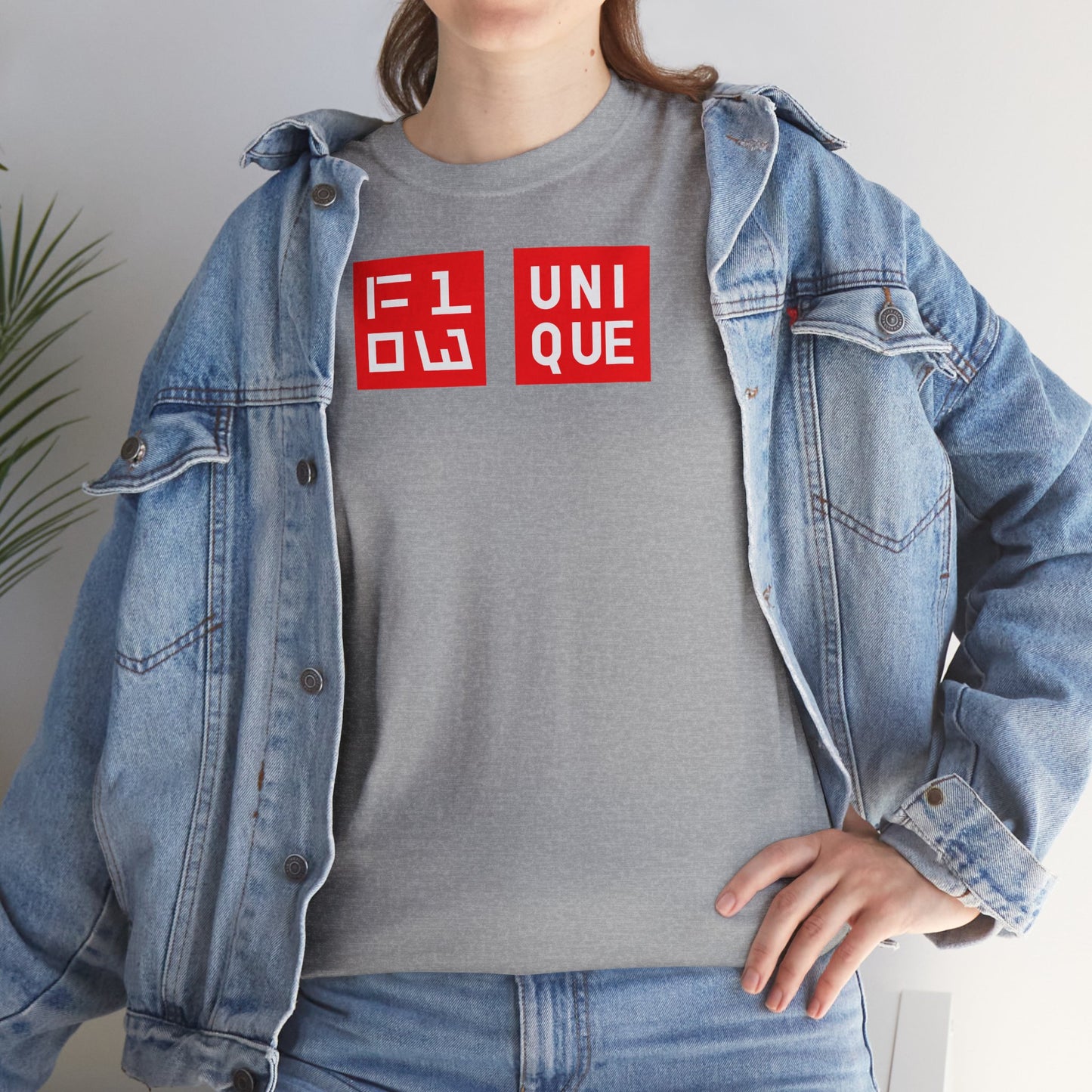 FLOW UNIQUE Unisex Heavy Cotton Tee