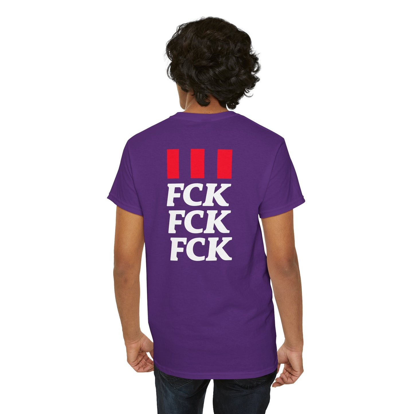 FCK FCK FCK Unisex Heavy Cotton Tee
