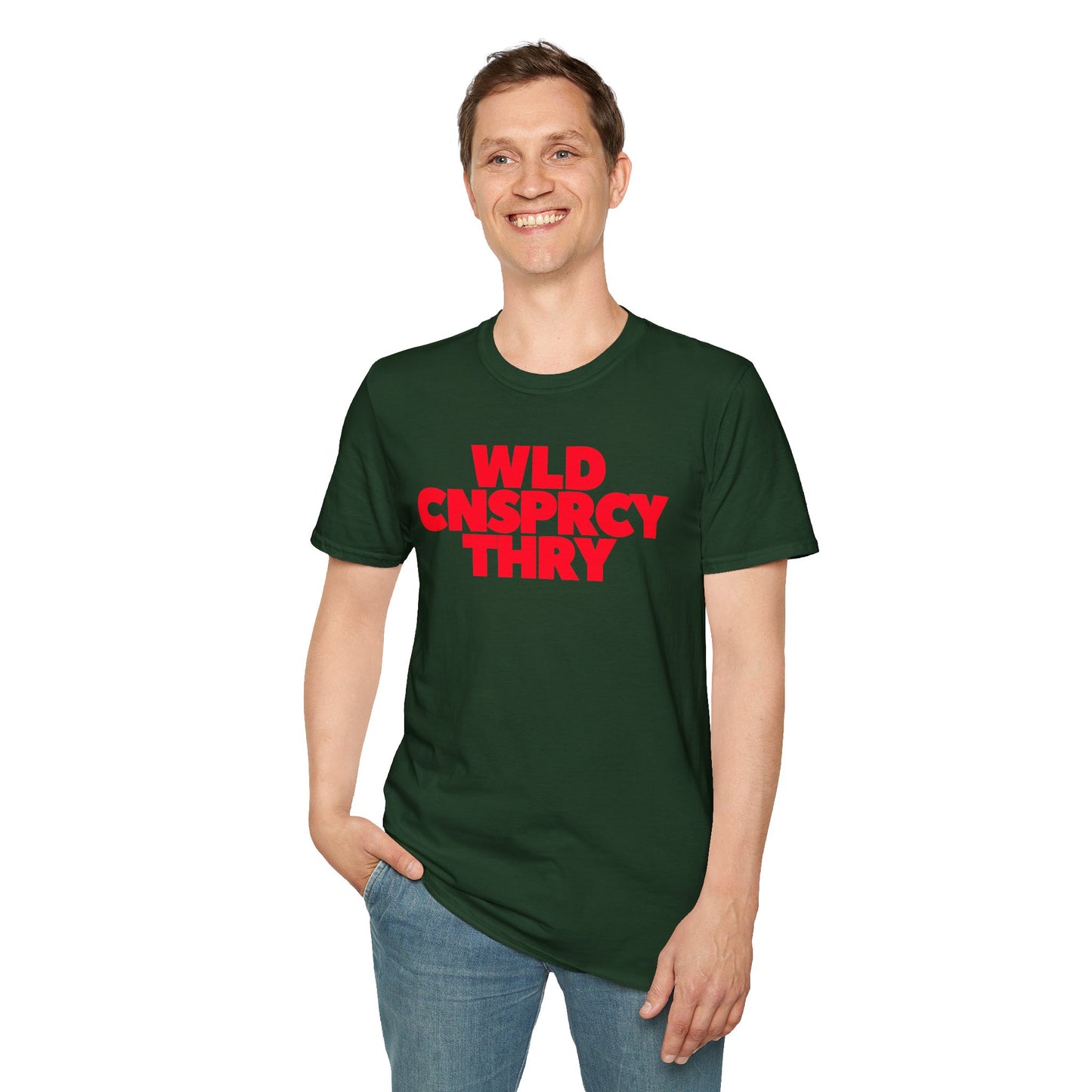 WLD CNSPRCY THRY Unisex Softstyle 100% Cotton T-Shirt