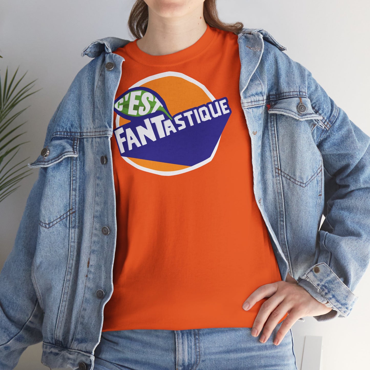 C'EST FANTASTIQUE Unisex Heavy Cotton Tee