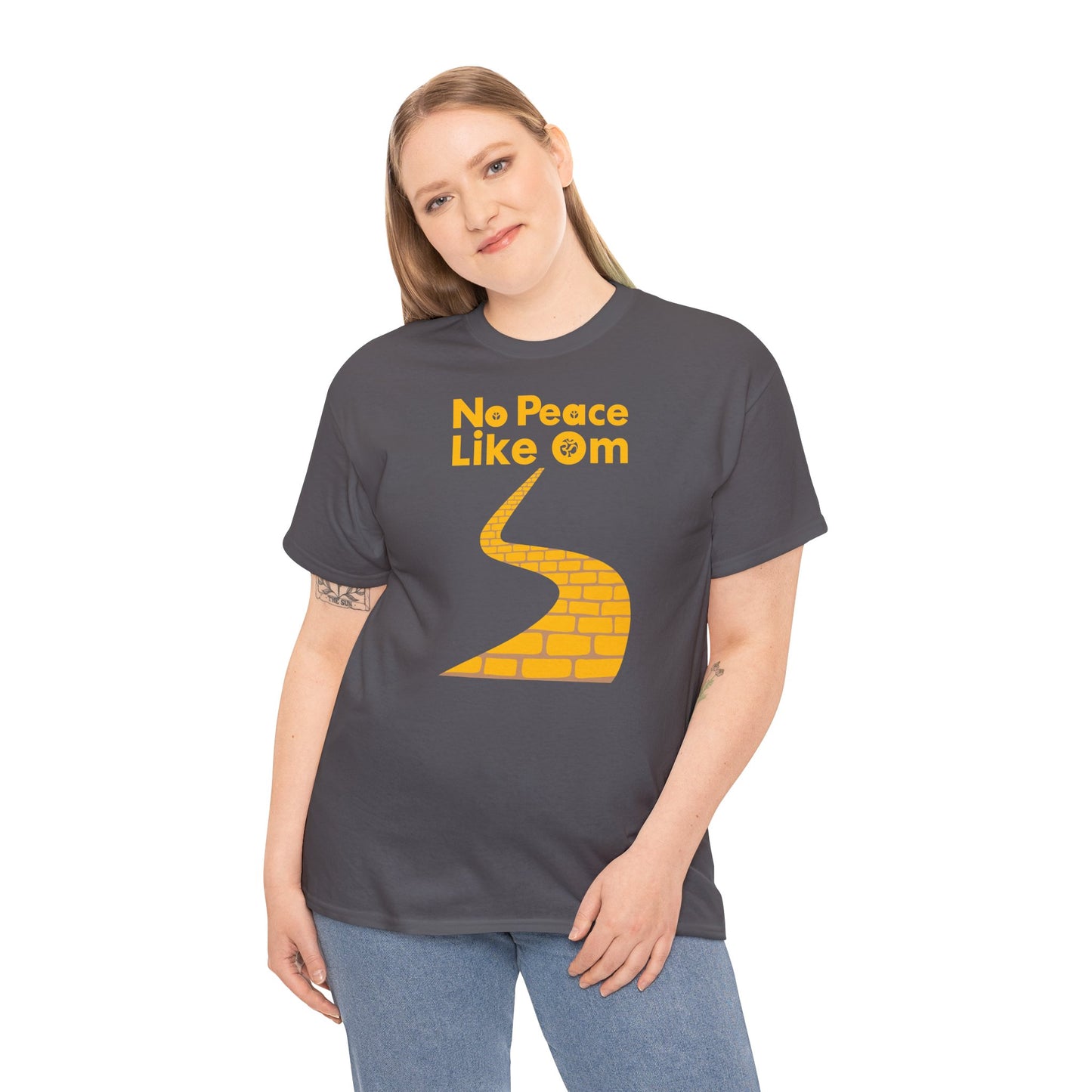 No Peace Like Om Unisex Heavy Cotton Tee