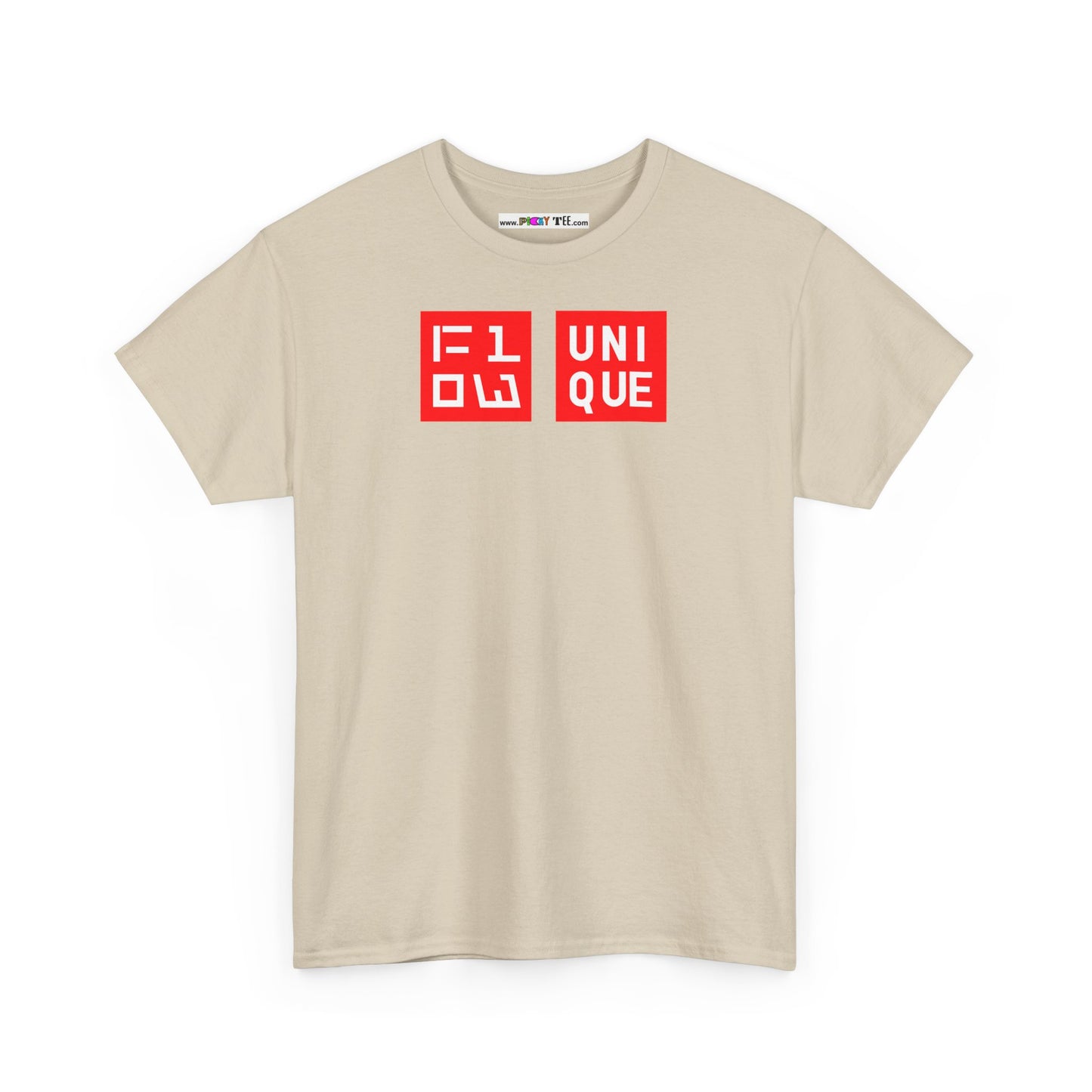 FLOW UNIQUE Unisex Heavy Cotton Tee