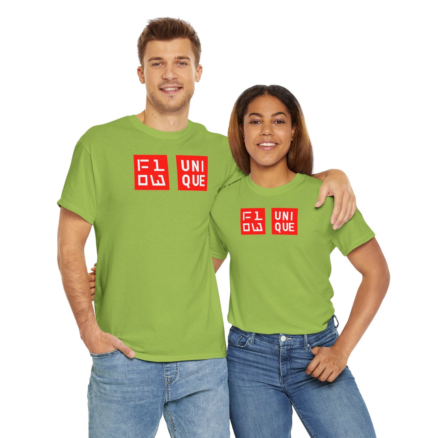 FLOW UNIQUE Unisex Heavy Cotton Tee