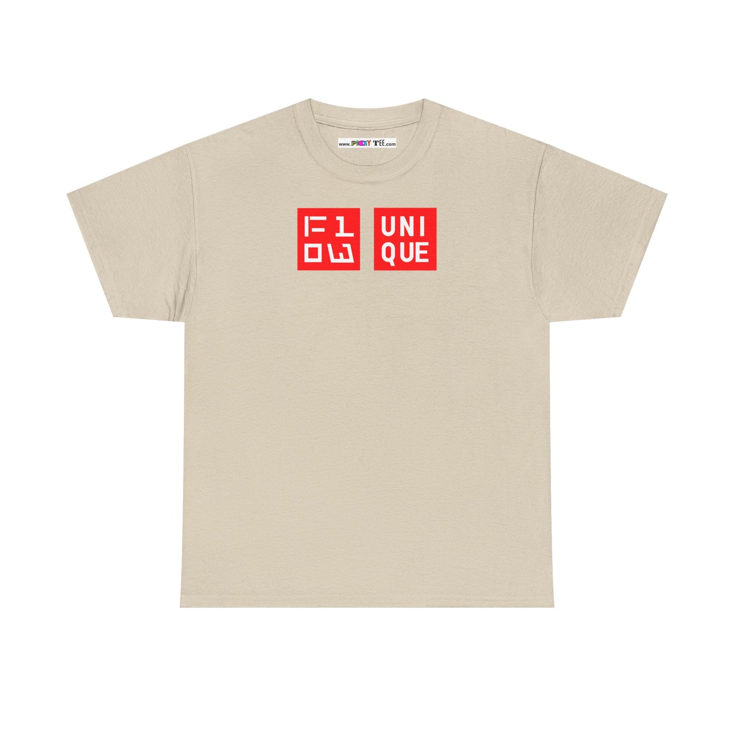 FLOW UNIQUE Unisex Heavy Cotton Tee