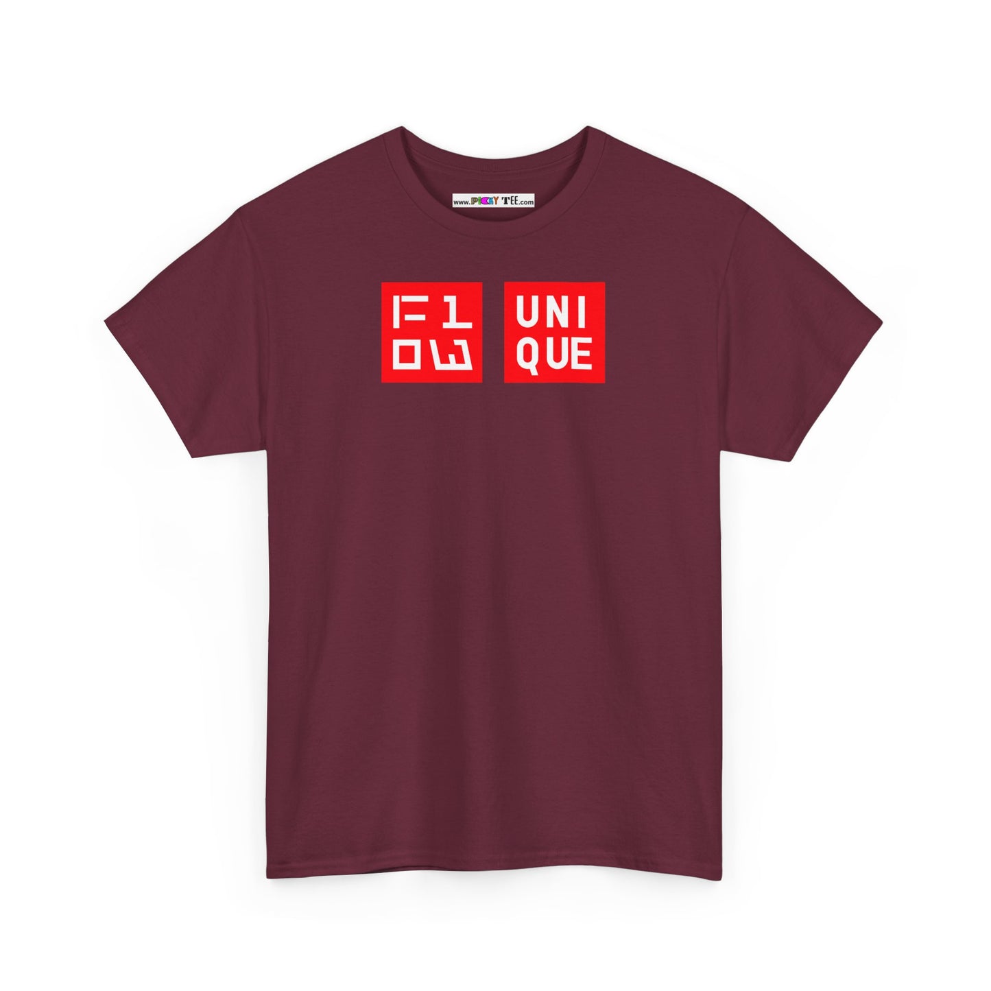 FLOW UNIQUE Unisex Heavy Cotton Tee