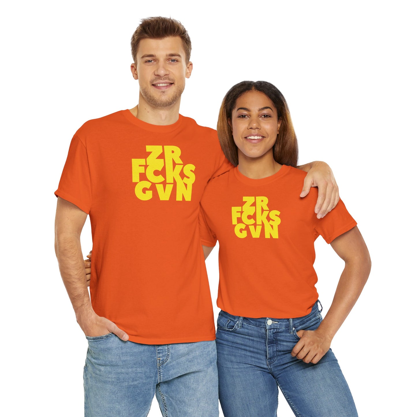 ZR FCKS GVN Unisex Heavy Cotton Tee