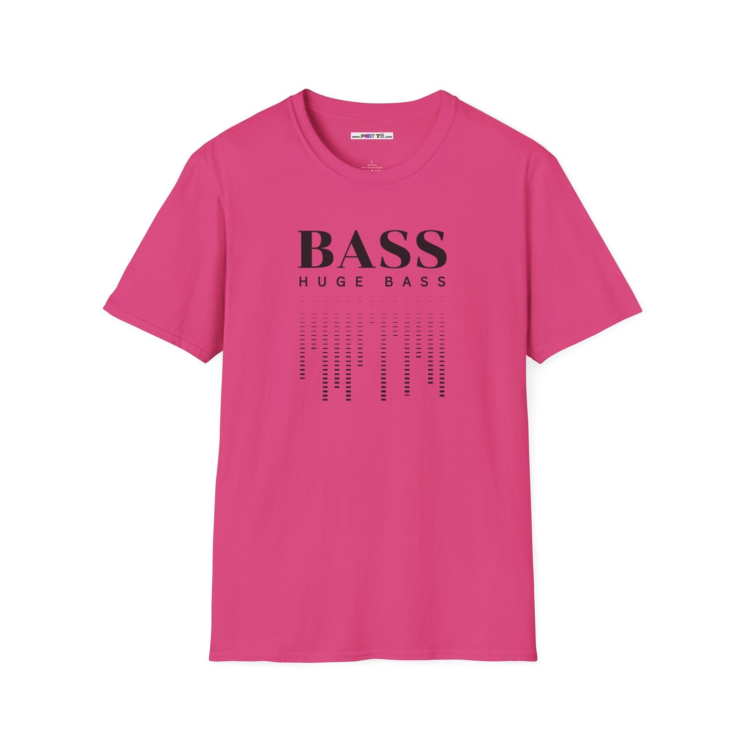 BASS HUGE BASS Unisex Softstyle 100% Cotton T-Shirt