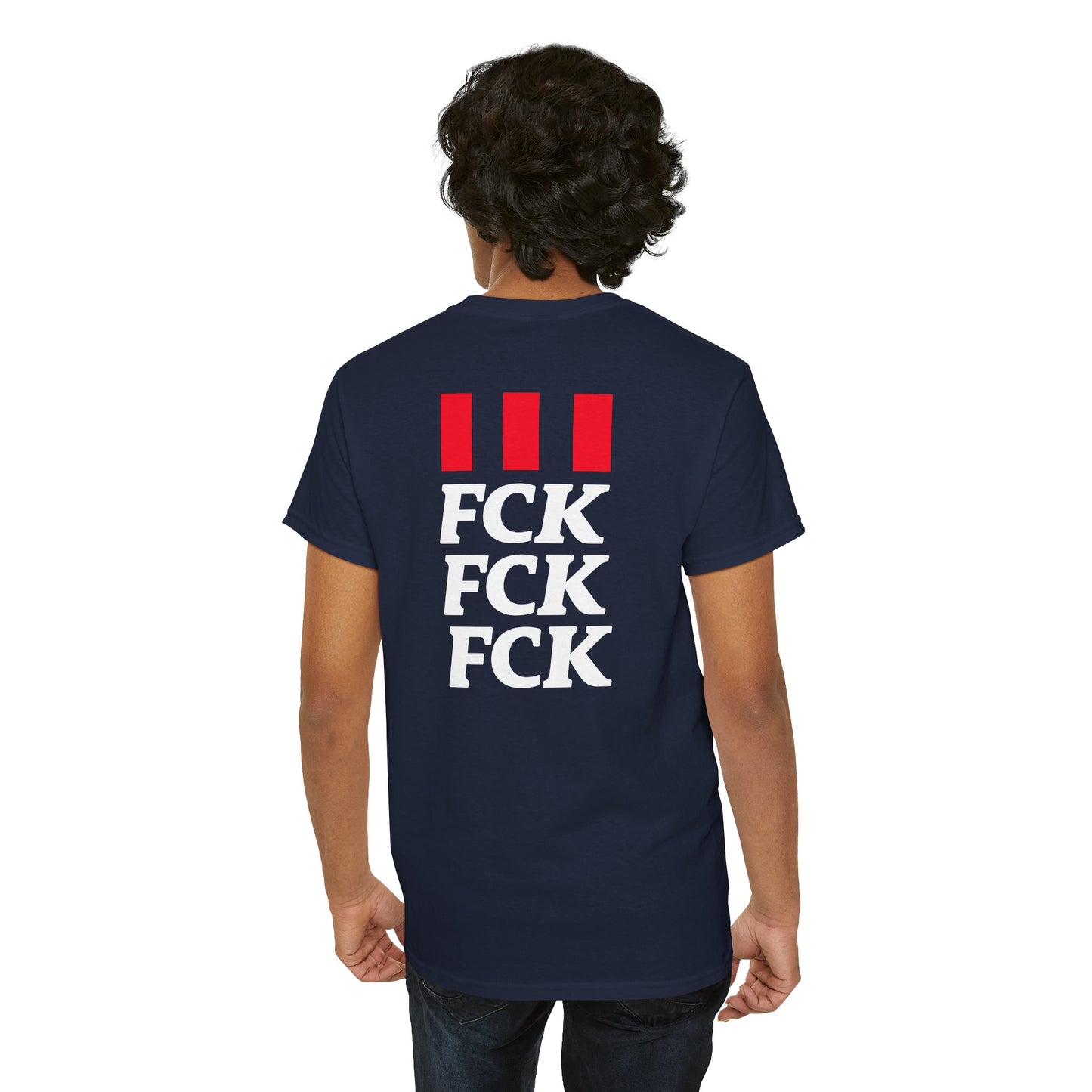 FCK FCK FCK Unisex Heavy Cotton Tee