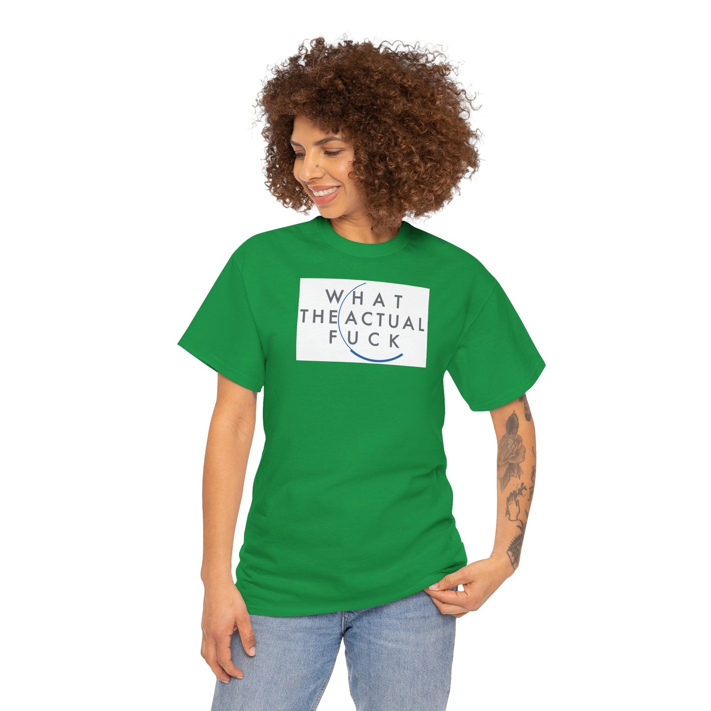 WHAT THE ACTUAL FUCK Unisex Heavy Cotton Tee