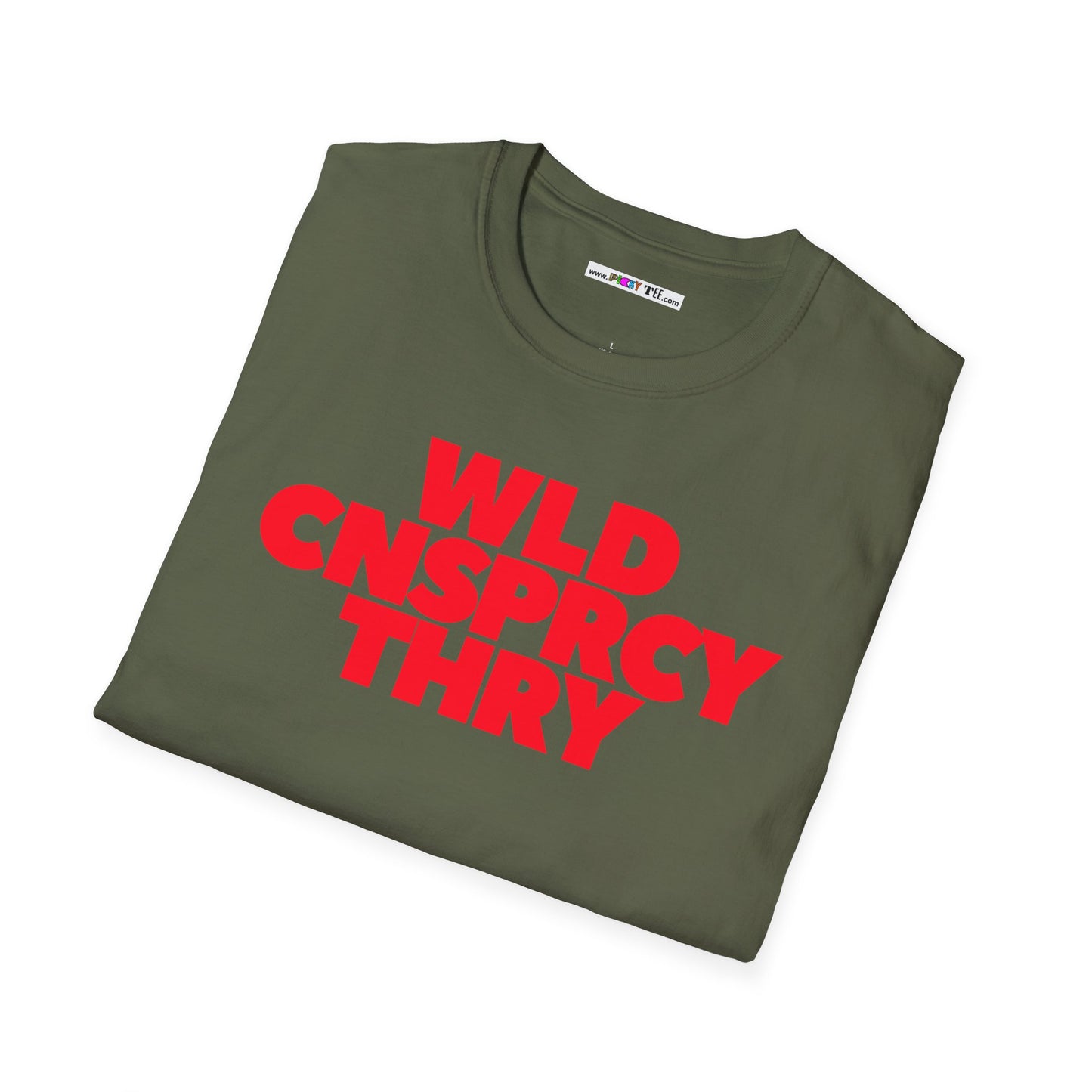 WLD CNSPRCY THRY Unisex Softstyle 100% Cotton T-Shirt