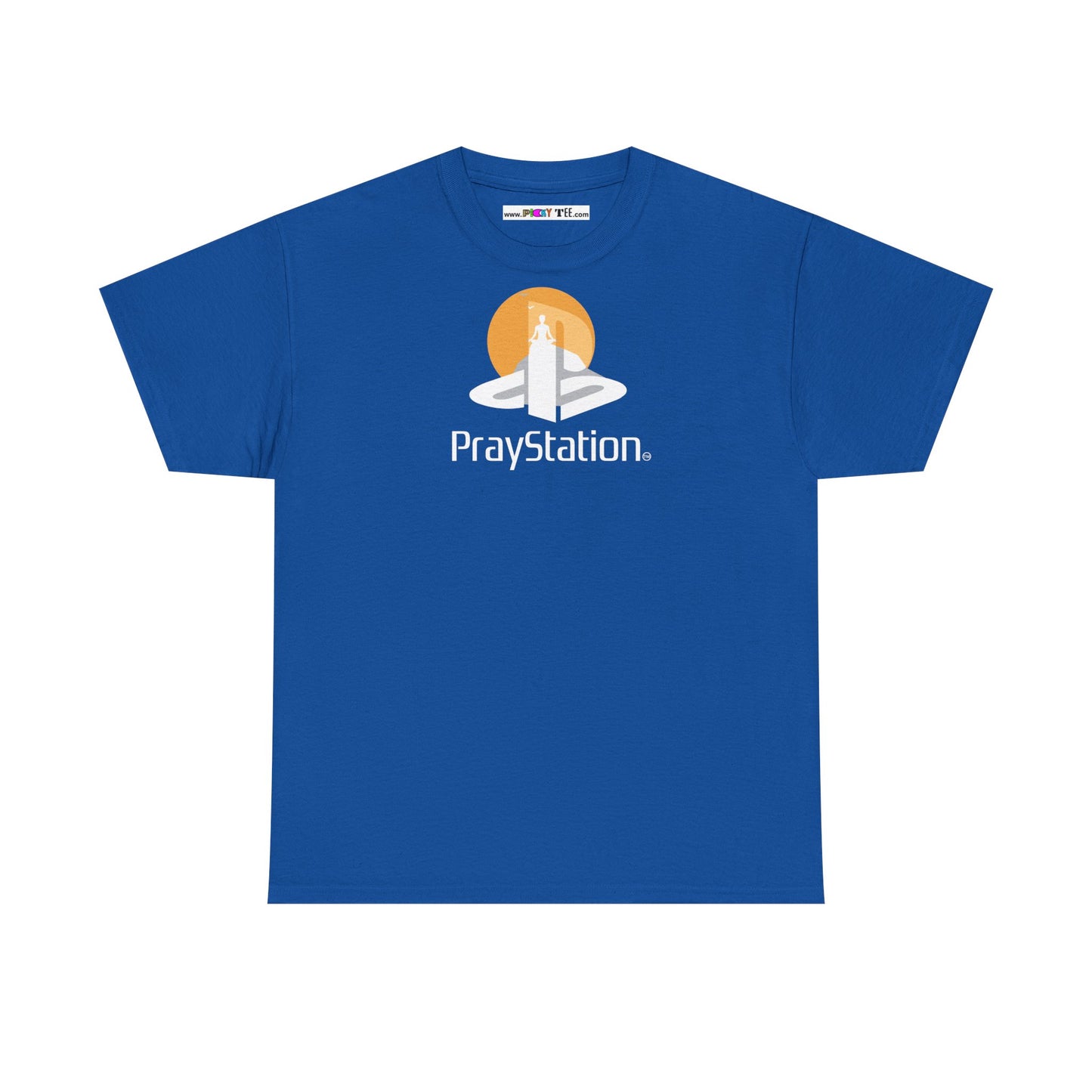 PrayStation Unisex Heavy Cotton Tee