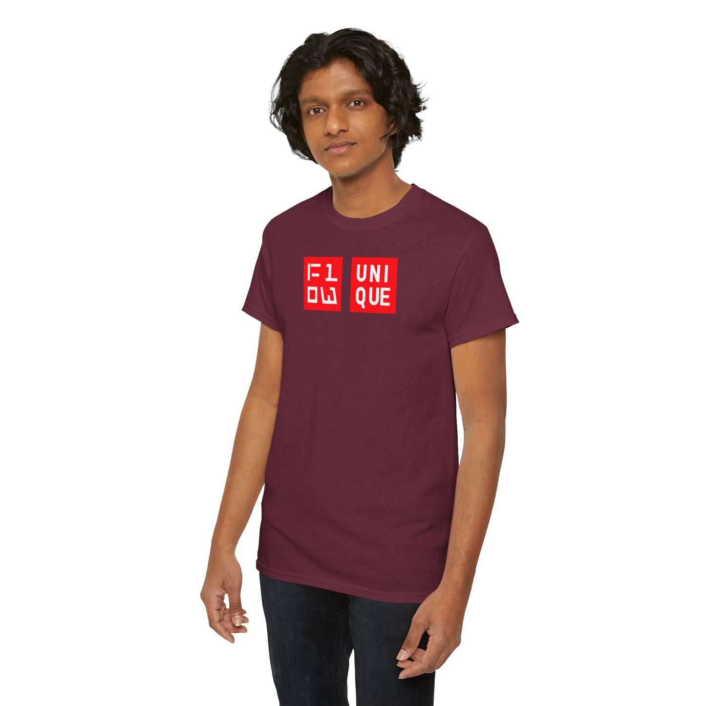 FLOW UNIQUE Unisex Heavy Cotton Tee