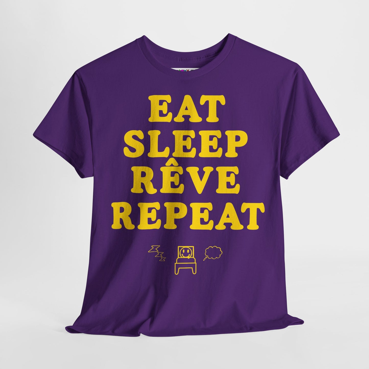 EAT SLEEP RÊVE REPEAT Unisex Heavy Cotton Tee