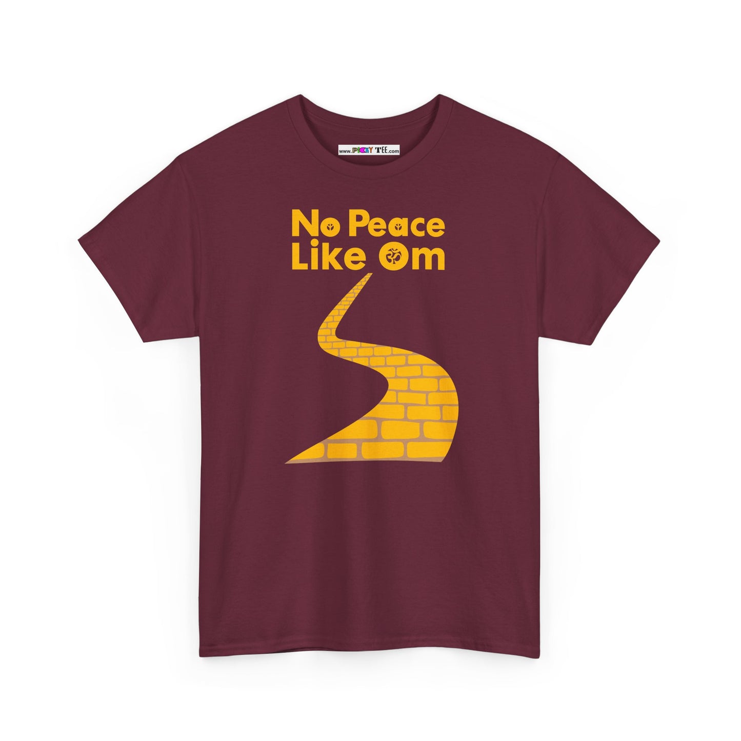 No Peace Like Om Unisex Heavy Cotton Tee