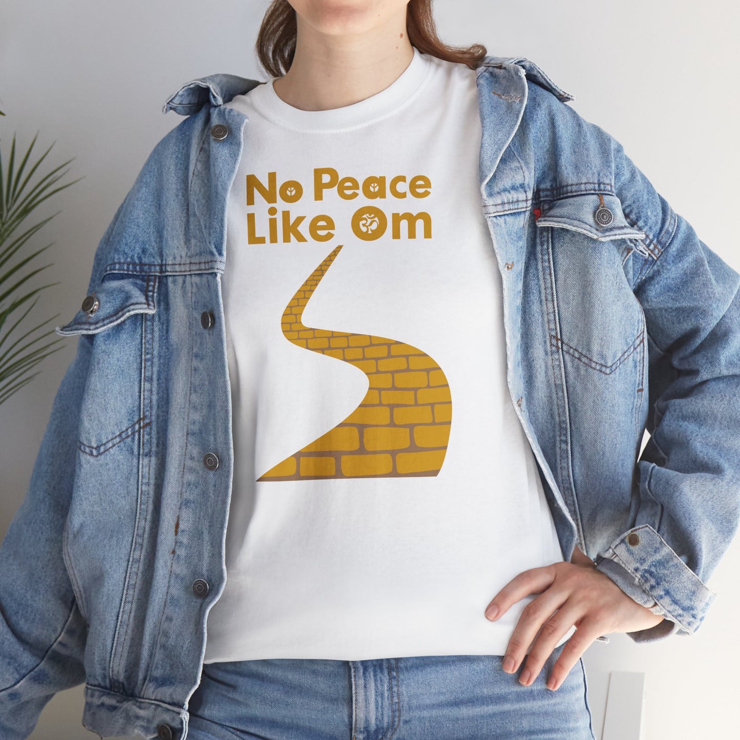 No Peace Like Om Unisex Heavy Cotton Tee