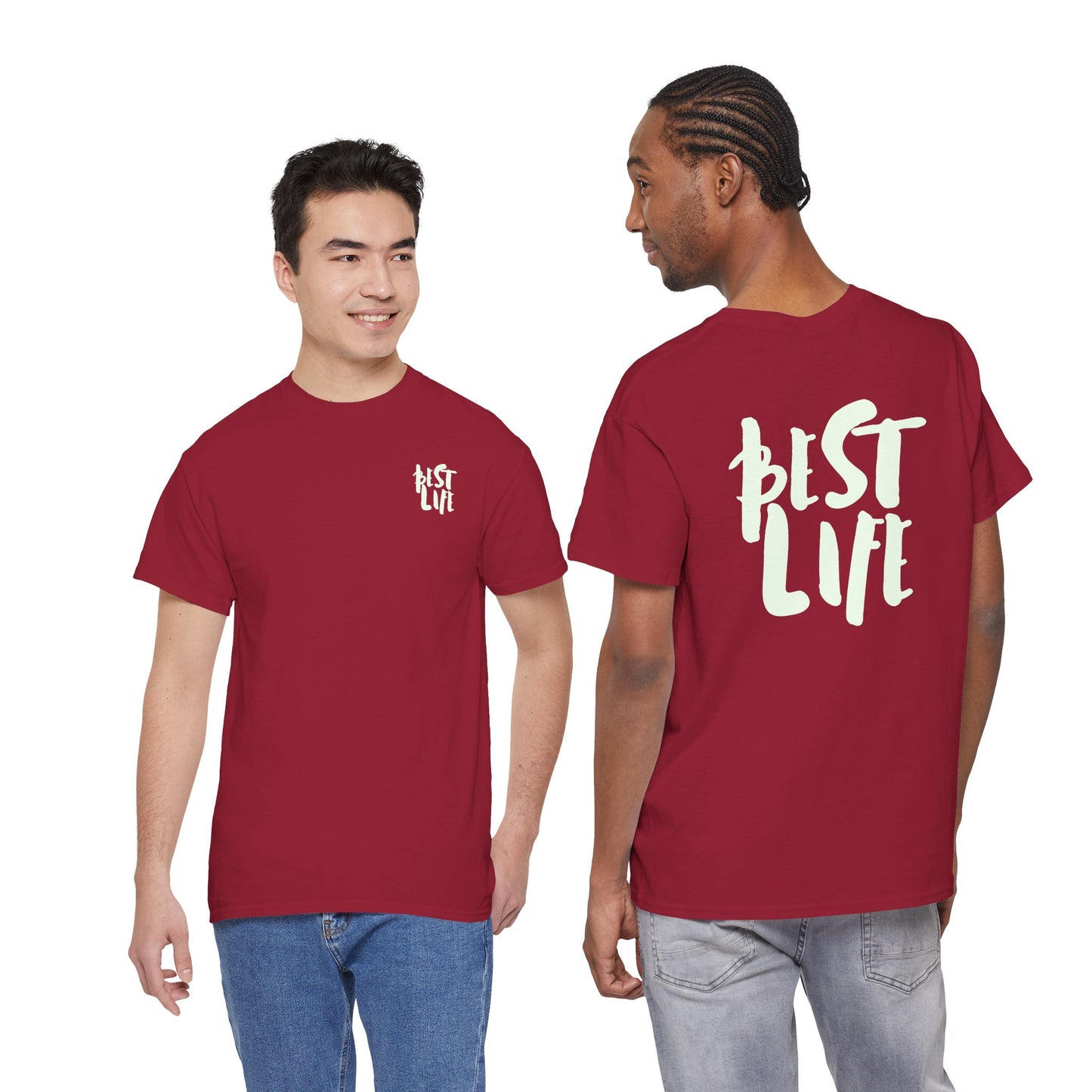 BEST LIFE Unisex Heavy Cotton Tee