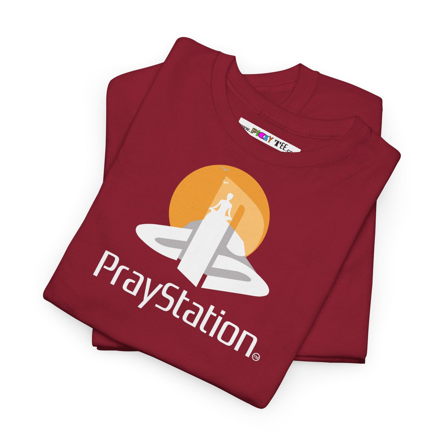 PrayStation Unisex Heavy Cotton Tee
