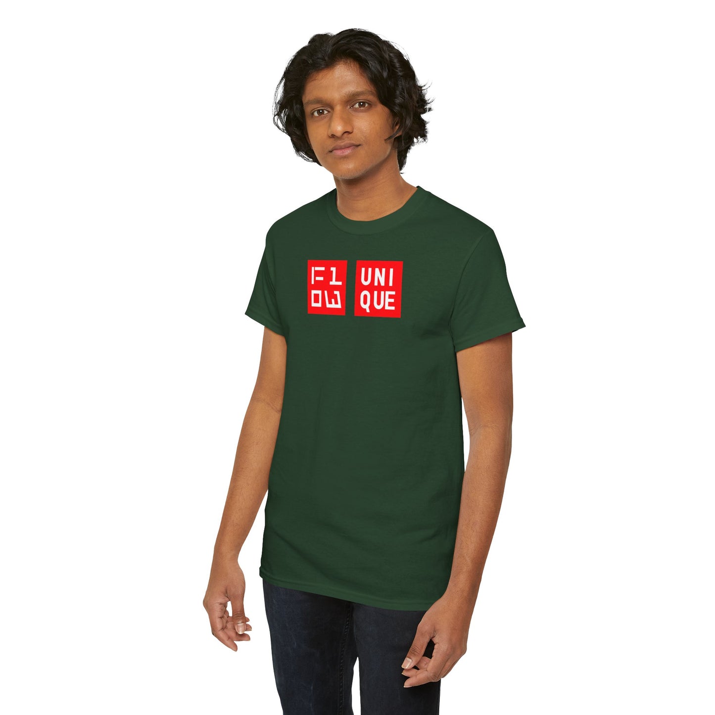 FLOW UNIQUE Unisex Heavy Cotton Tee