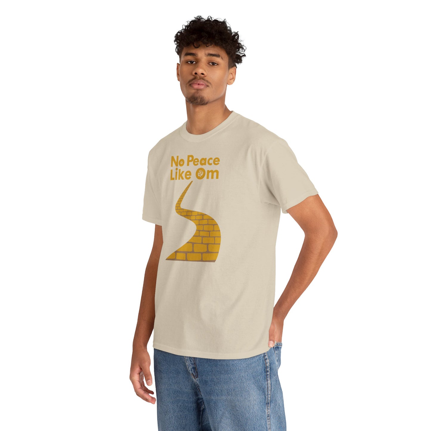 No Peace Like Om Unisex Heavy Cotton Tee