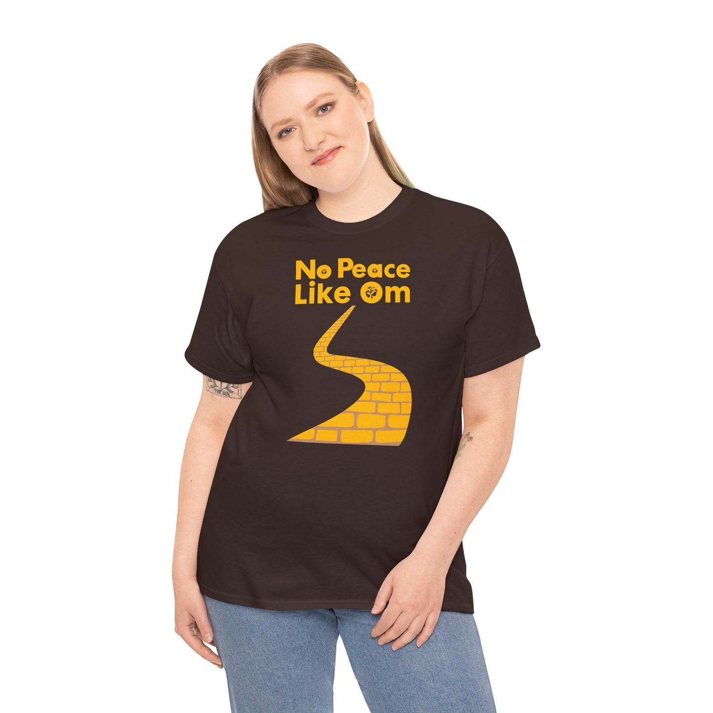 No Peace Like Om Unisex Heavy Cotton Tee