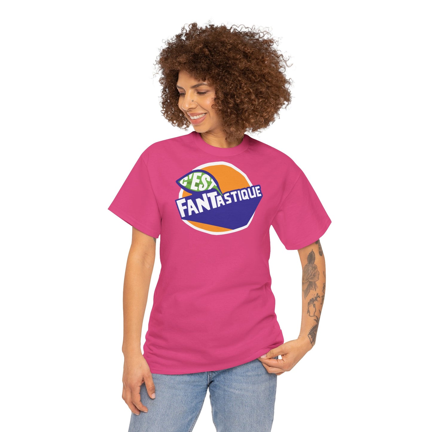 C'EST FANTASTIQUE Unisex Heavy Cotton Tee