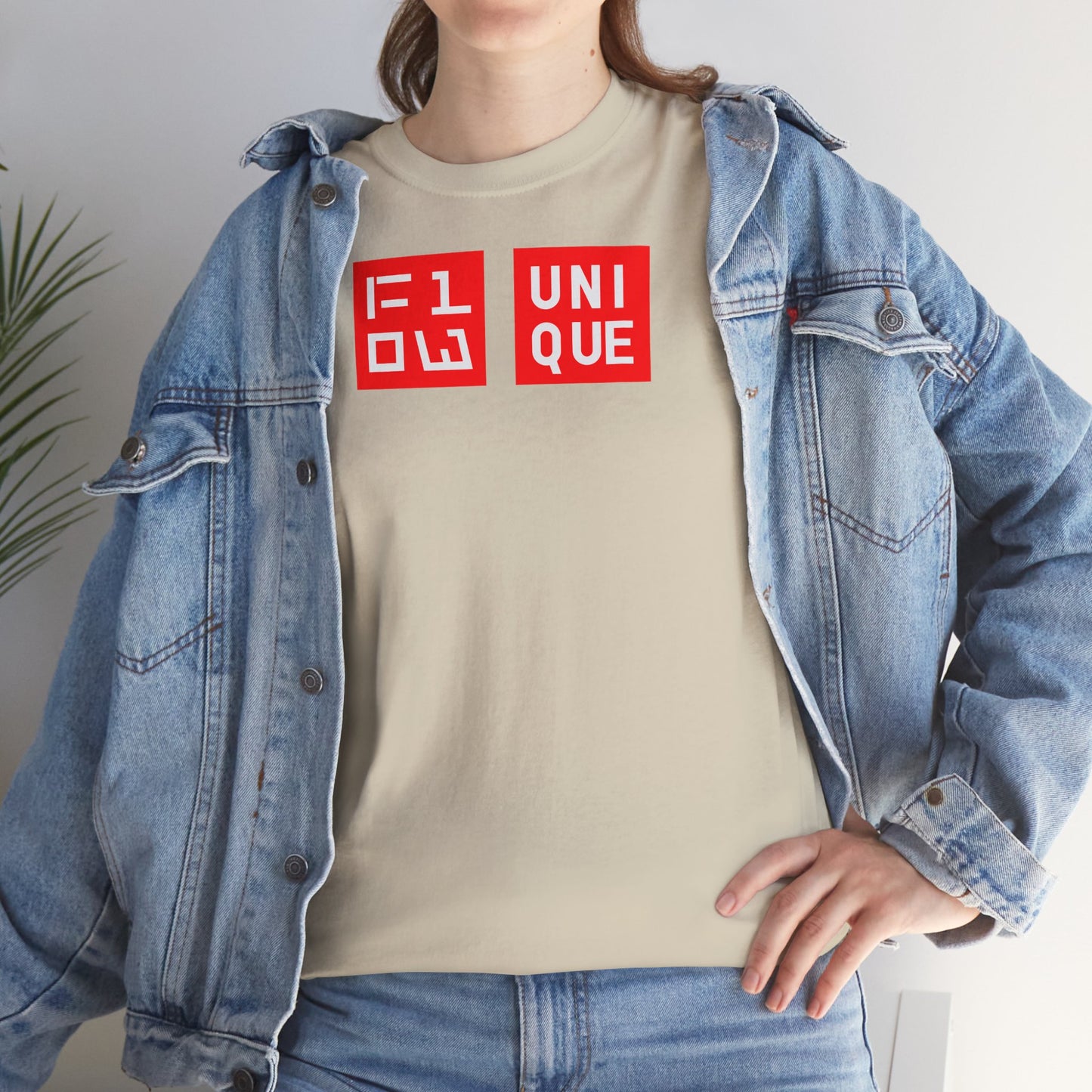 FLOW UNIQUE Unisex Heavy Cotton Tee