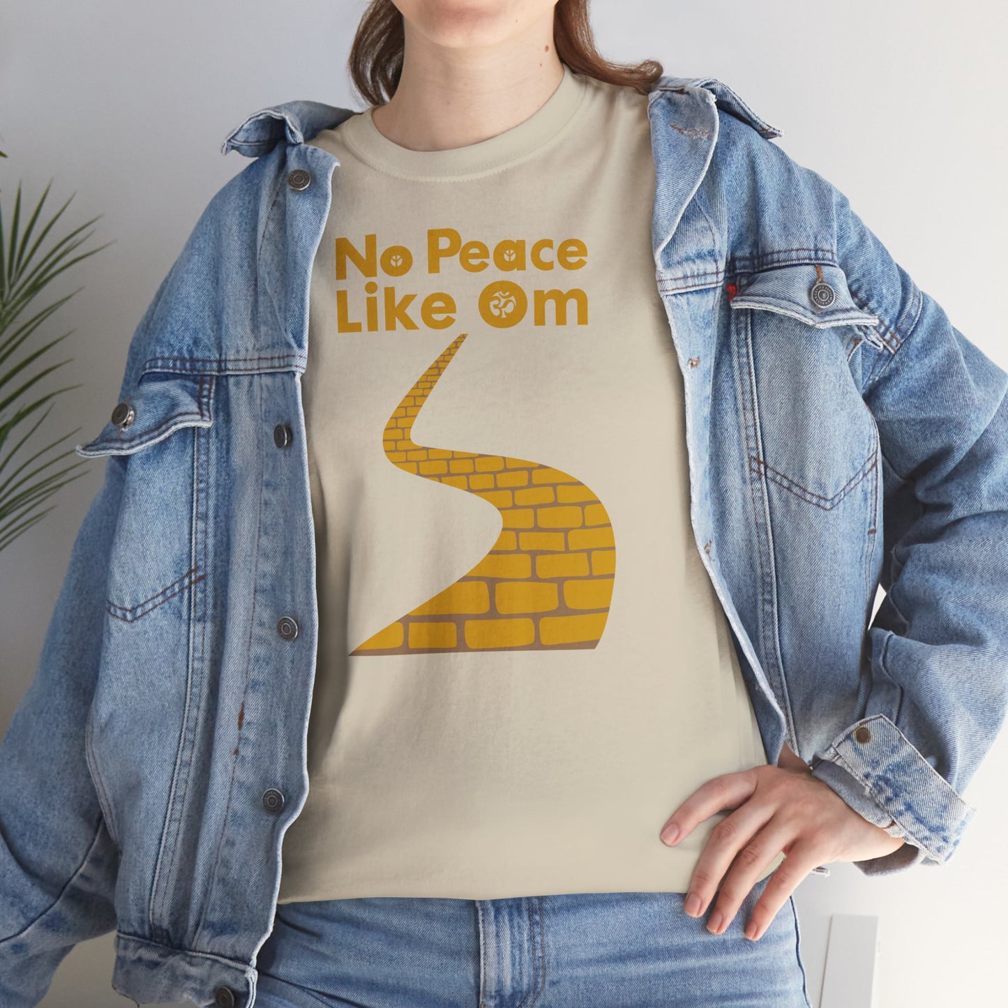 No Peace Like Om Unisex Heavy Cotton Tee