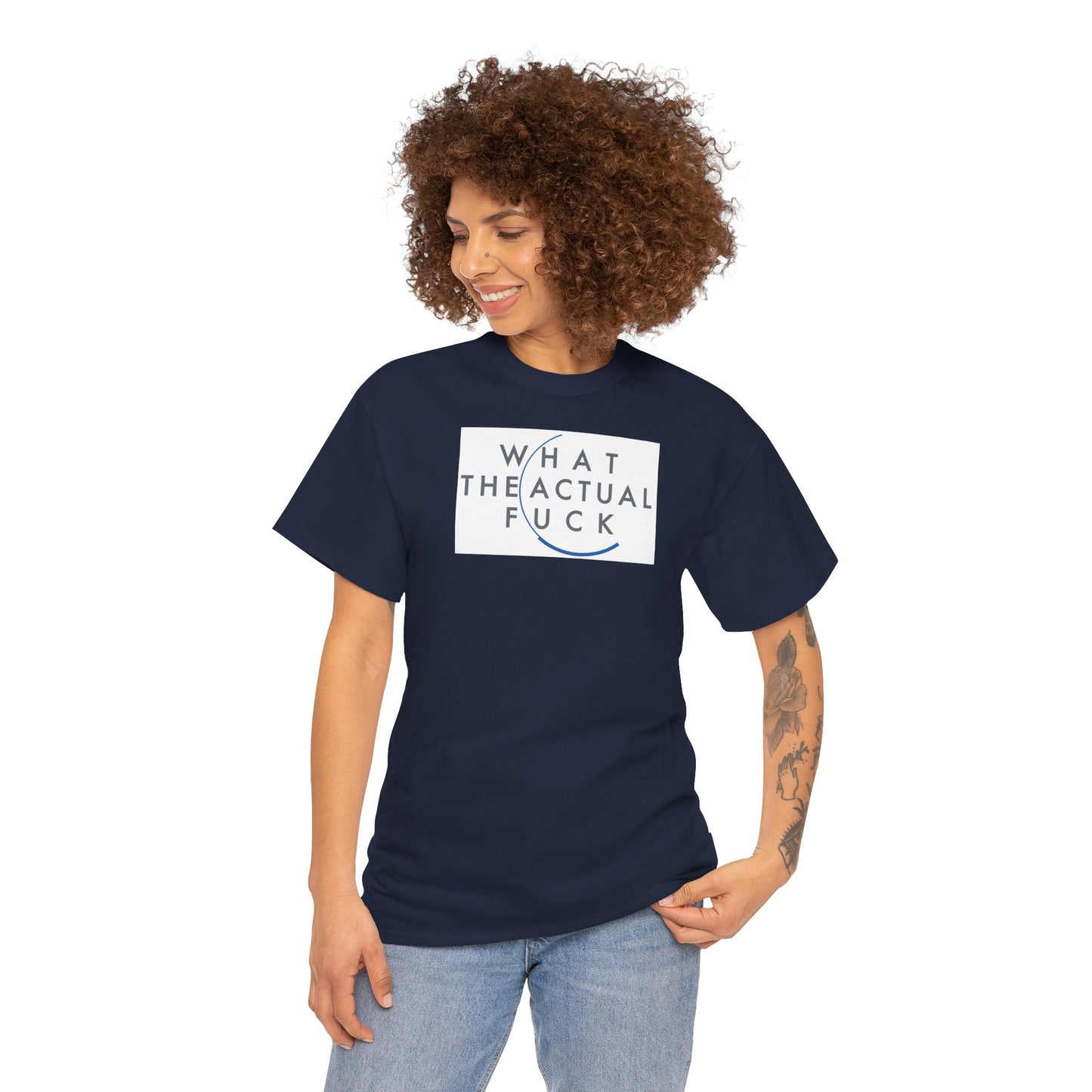 WHAT THE ACTUAL FUCK Unisex Heavy Cotton Tee