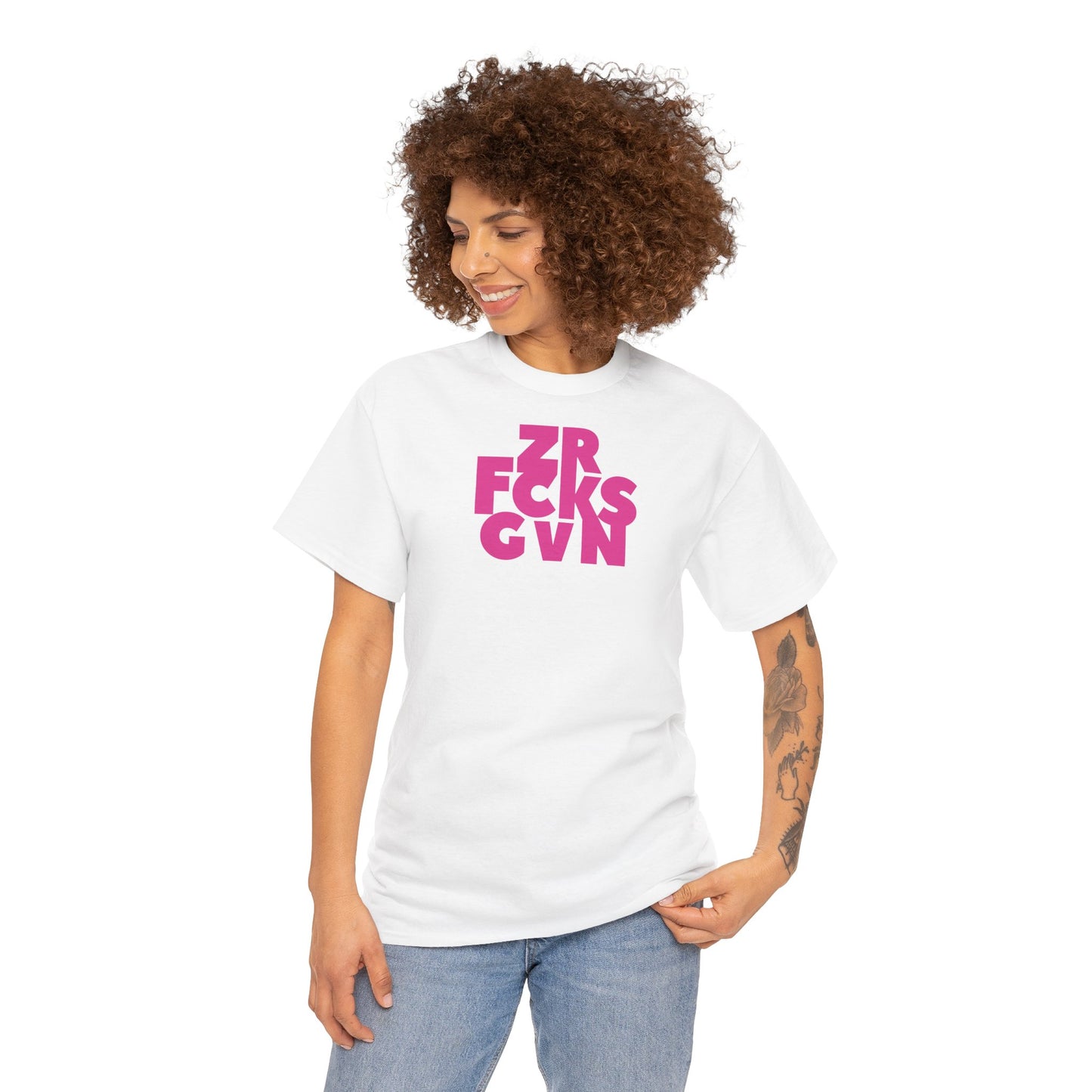 ZR FCKS GVN Unisex Heavy Cotton Tee