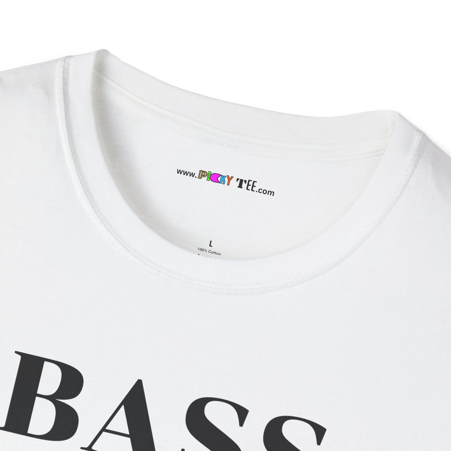 BASS HUGE BASS Unisex Softstyle 100% Cotton T-Shirt