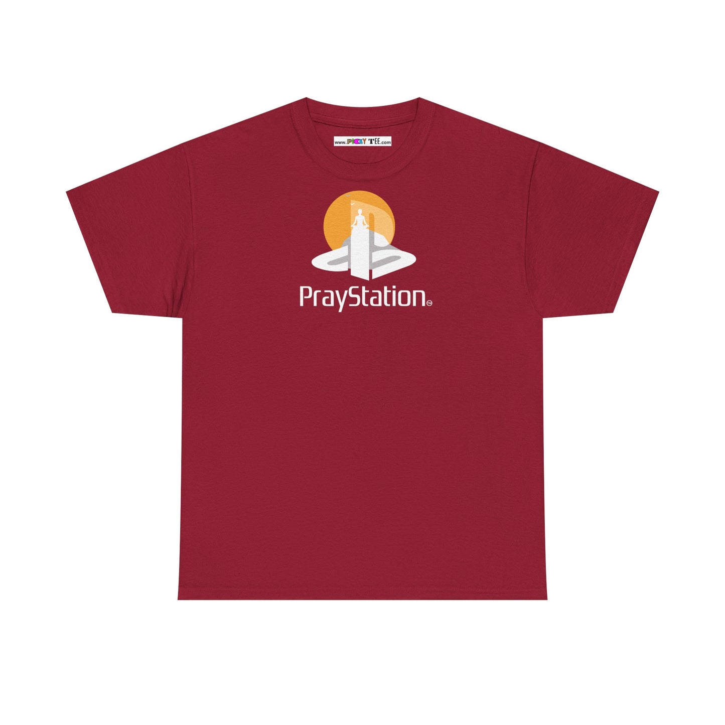 PrayStation Unisex Heavy Cotton Tee