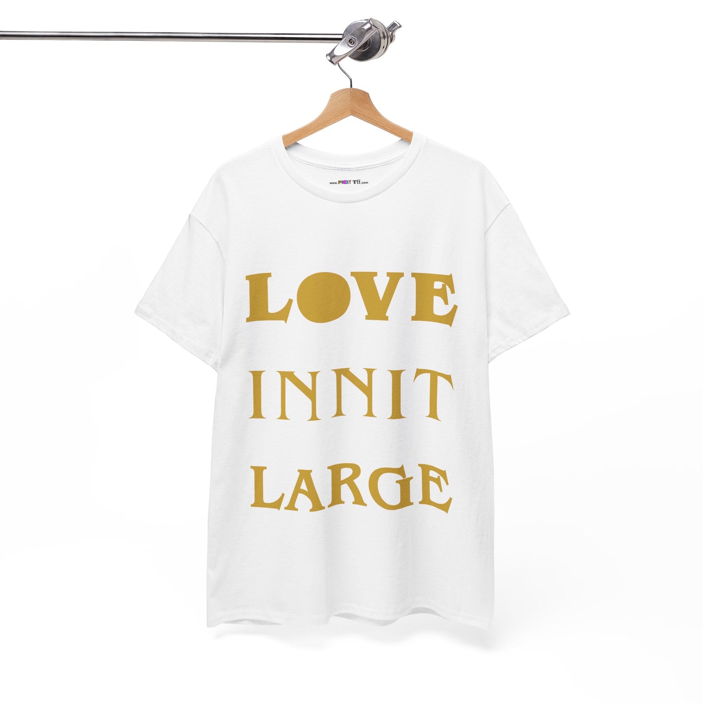 LOVE INNIT LARGE Unisex Heavy Cotton Tee