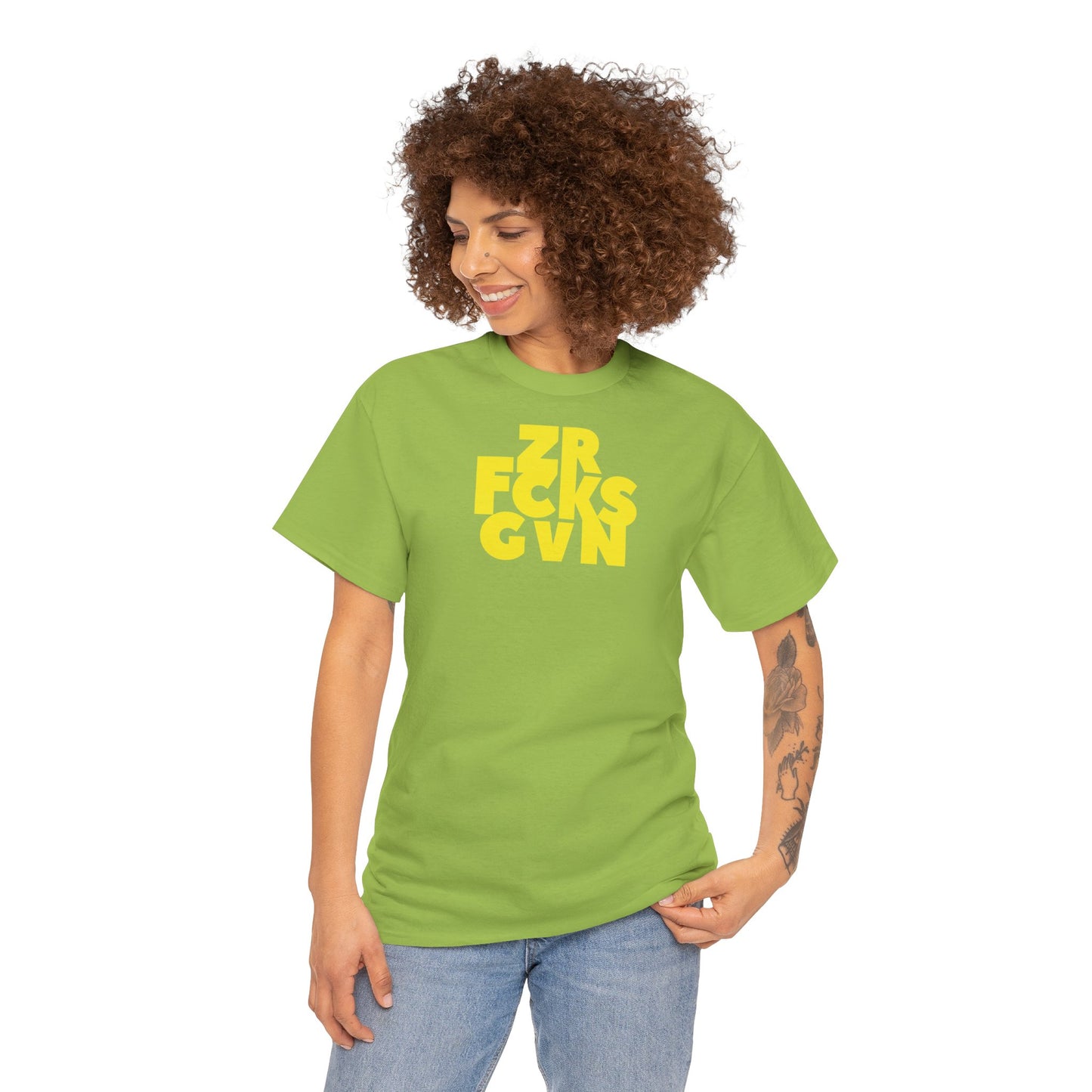 ZR FCKS GVN Unisex Heavy Cotton Tee