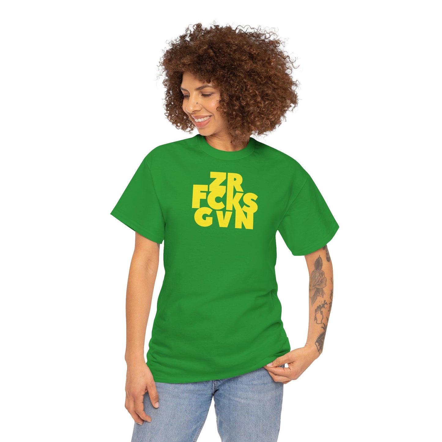 ZR FCKS GVN Unisex Heavy Cotton Tee