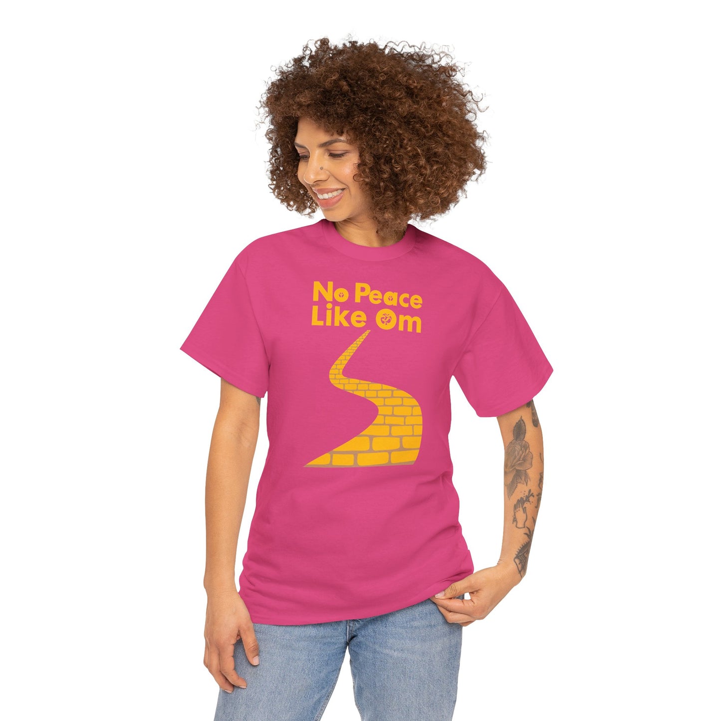 No Peace Like Om Unisex Heavy Cotton Tee