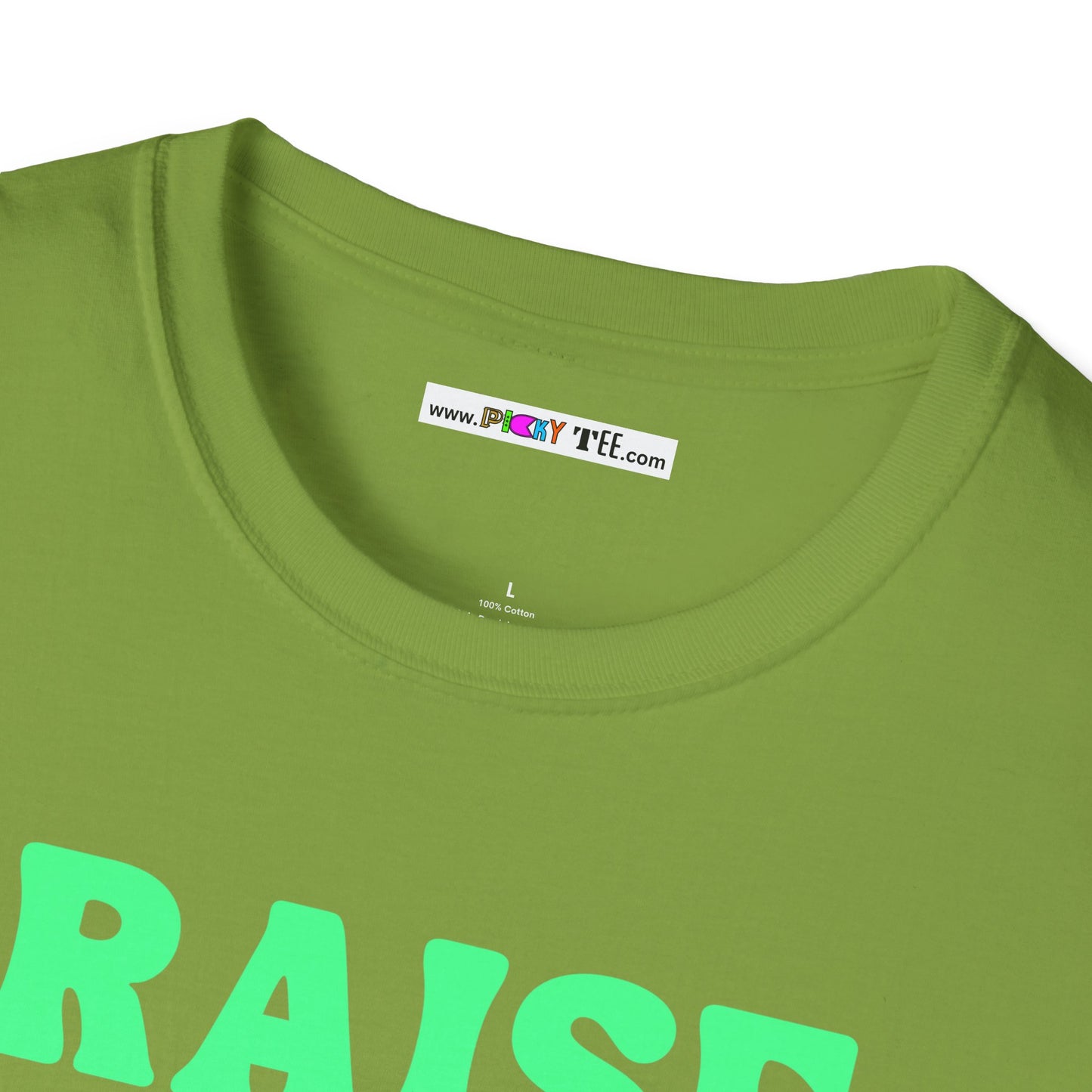pRAISE DA tROOF Unisex Softstyle 100% Cotton T-Shirt